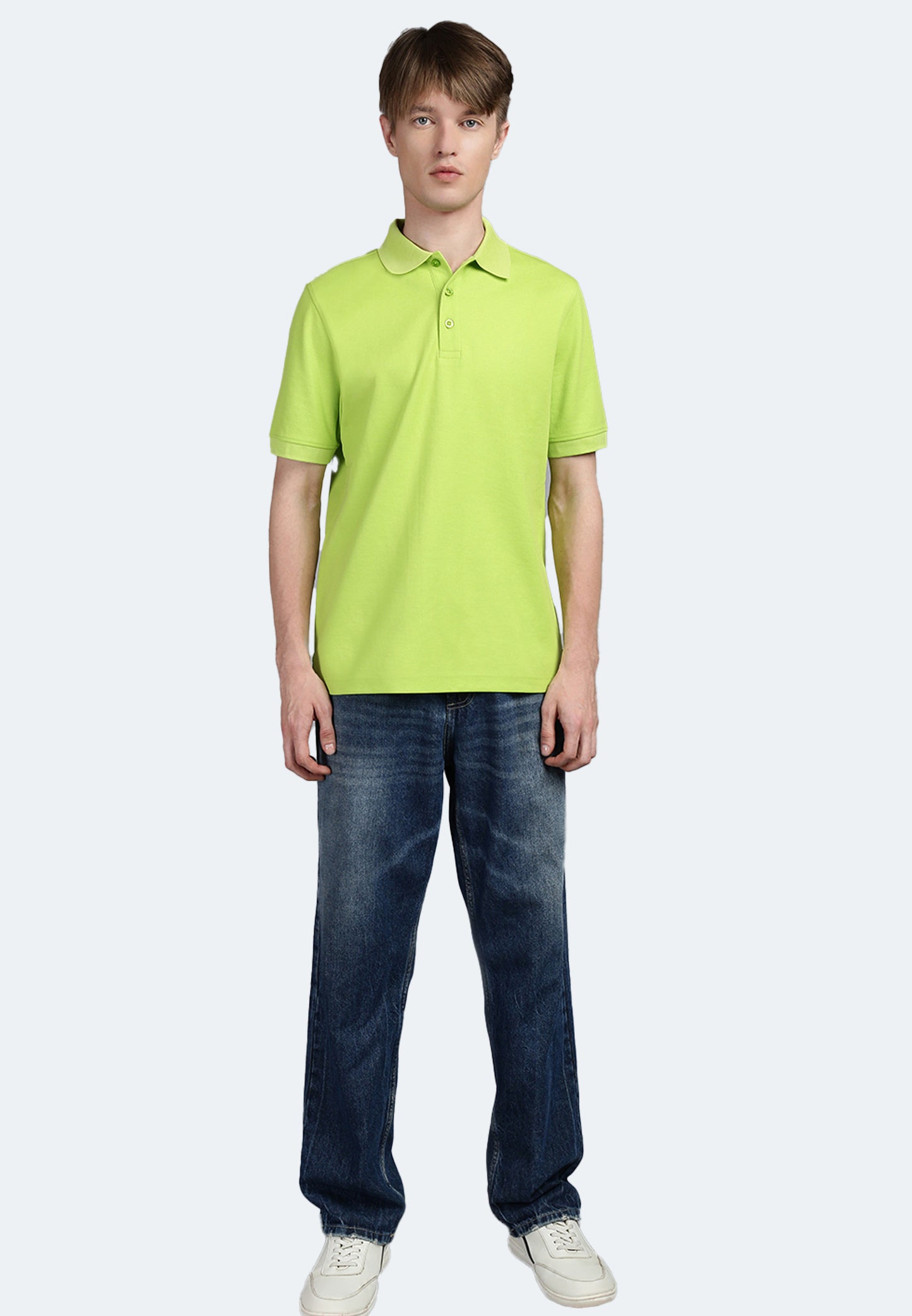 Switcher men's polo sammy color/364 limette