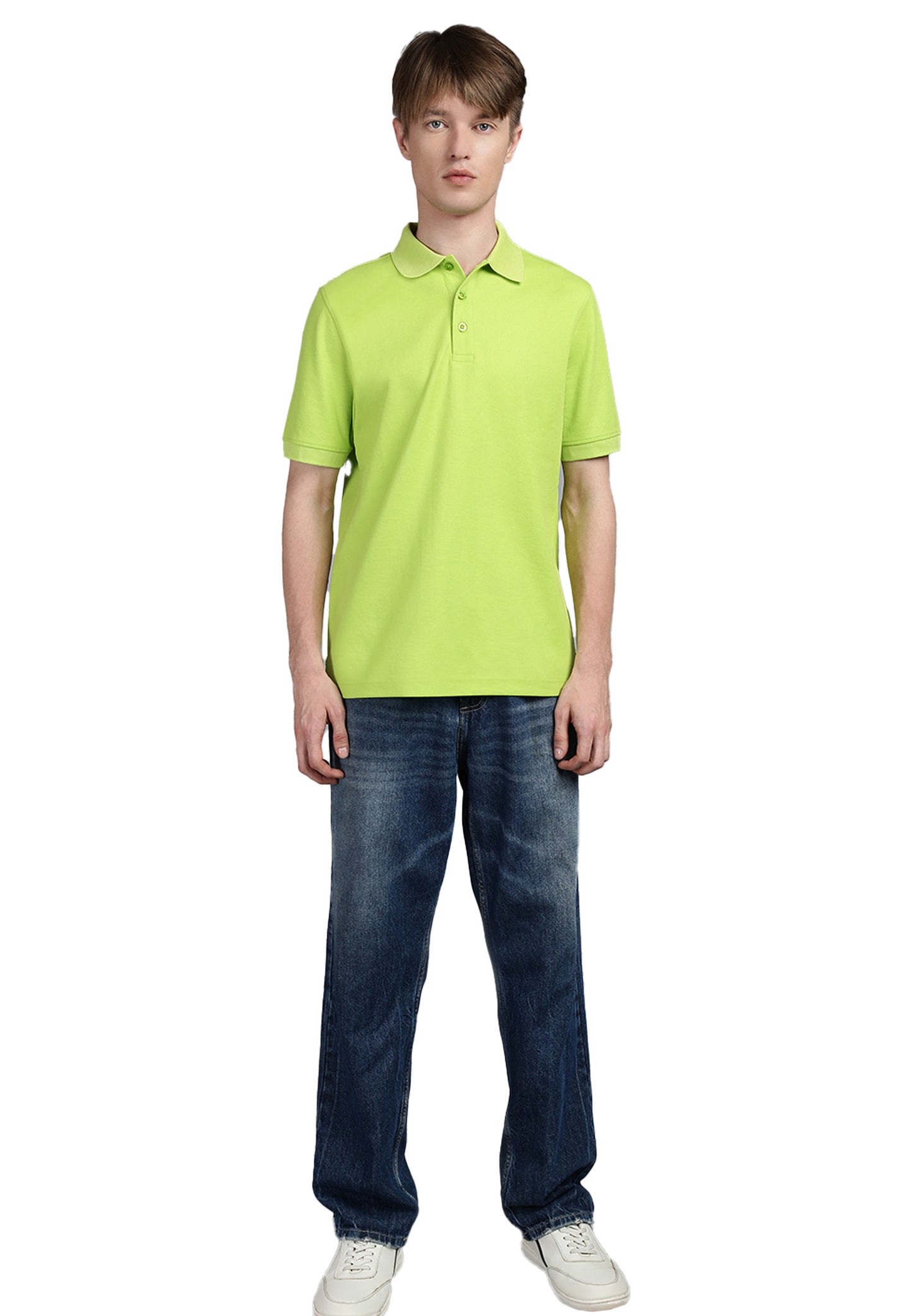 Switcher men's polo sammy color/364 limette