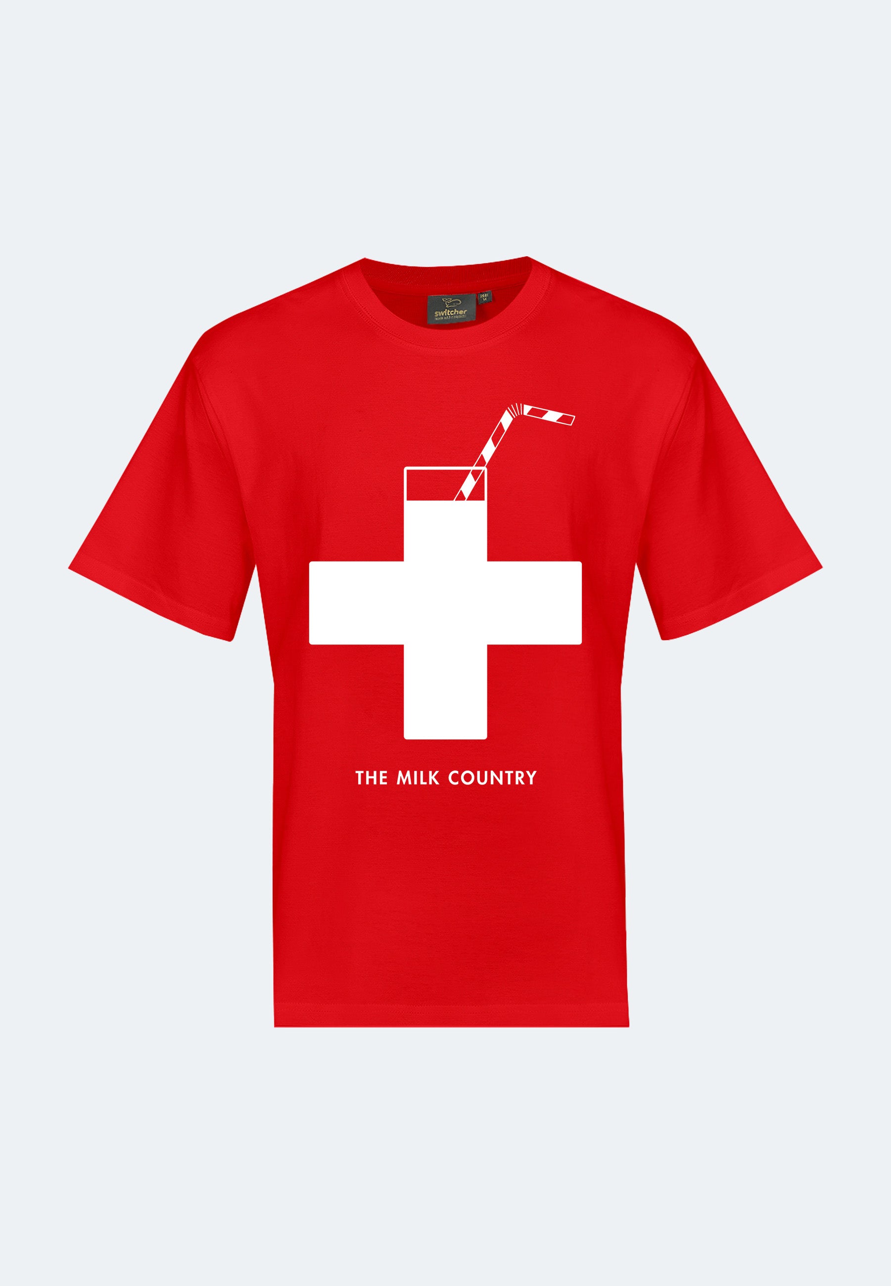 Switcher shirt Milk Country color/10 rouge