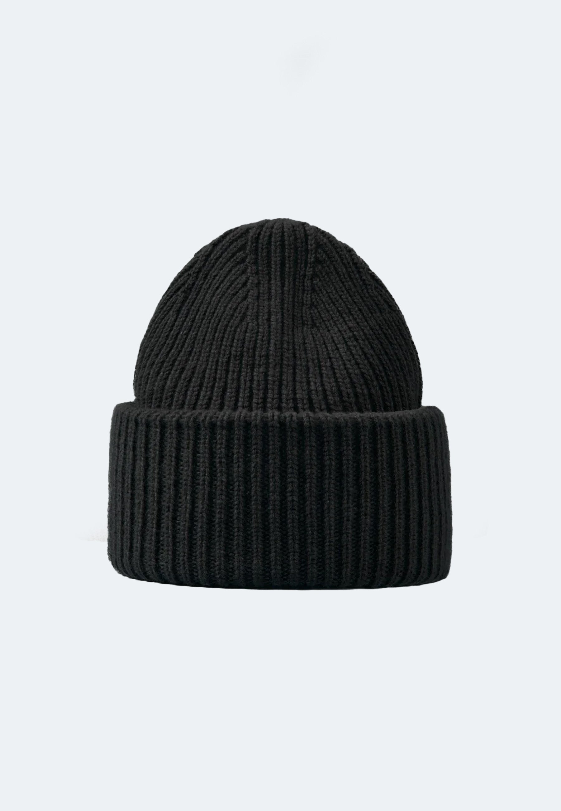 Merino Wolle Beanie mit hohem Umschlag - Malo