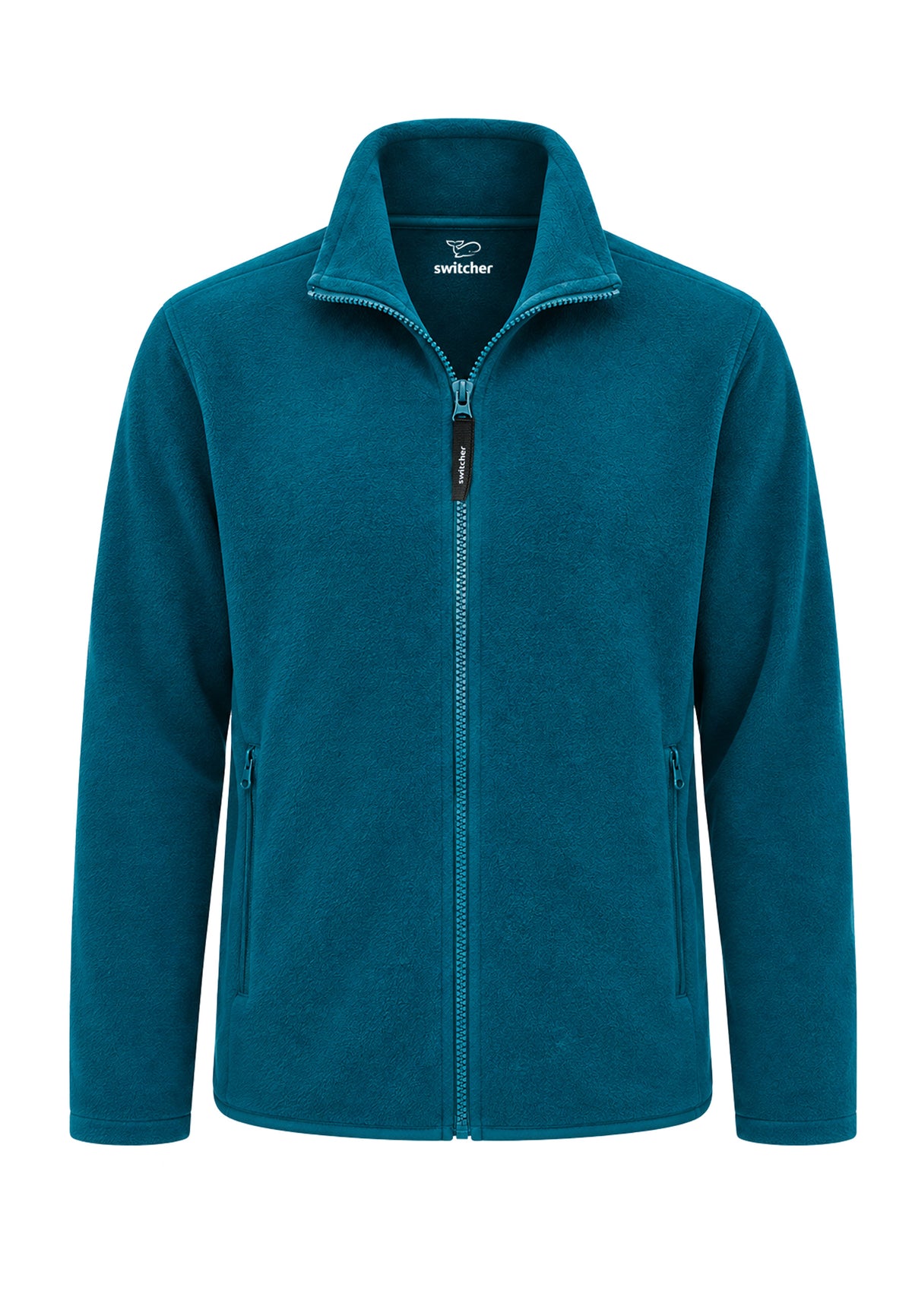 Switcher men's Fleece Jacket New Vancouver color/245 petrol