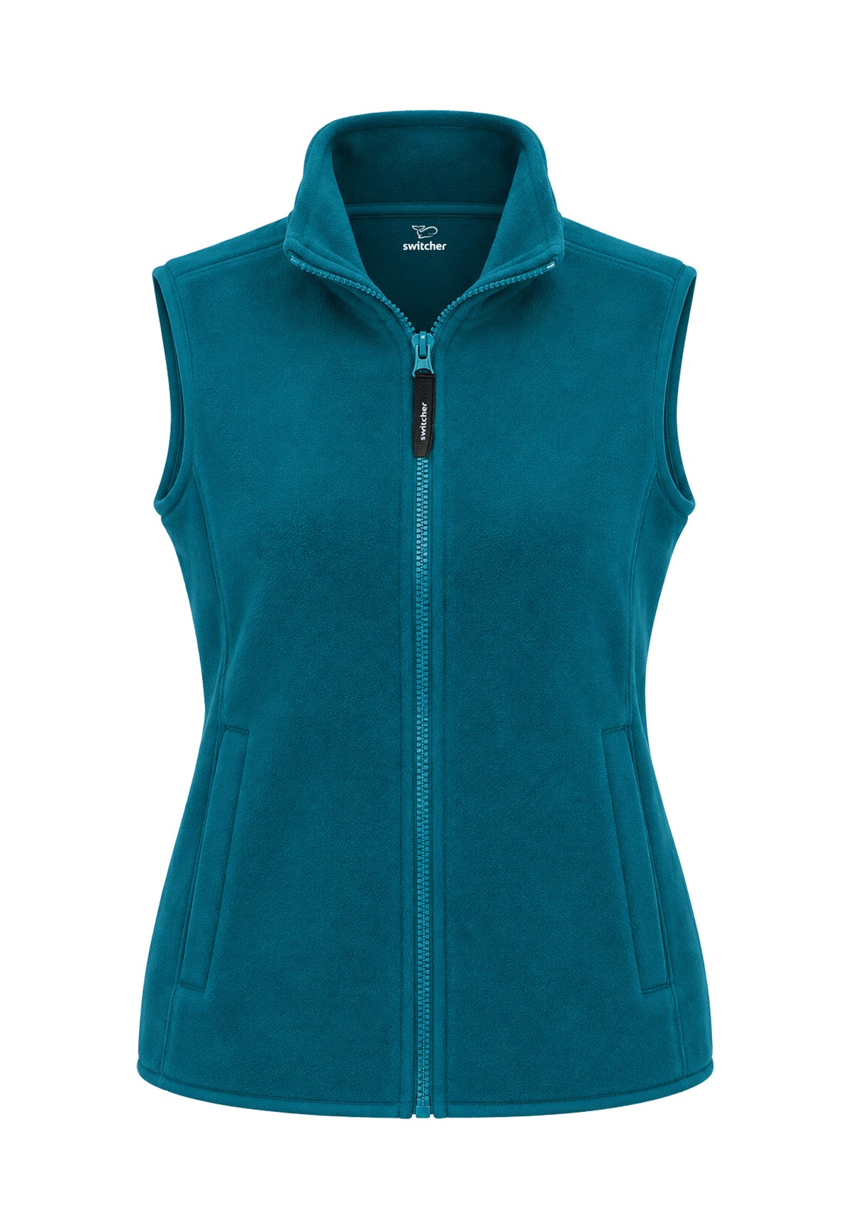 Gilet polaire Switcher pour femme, couleur New Helsinki/245 pétrole