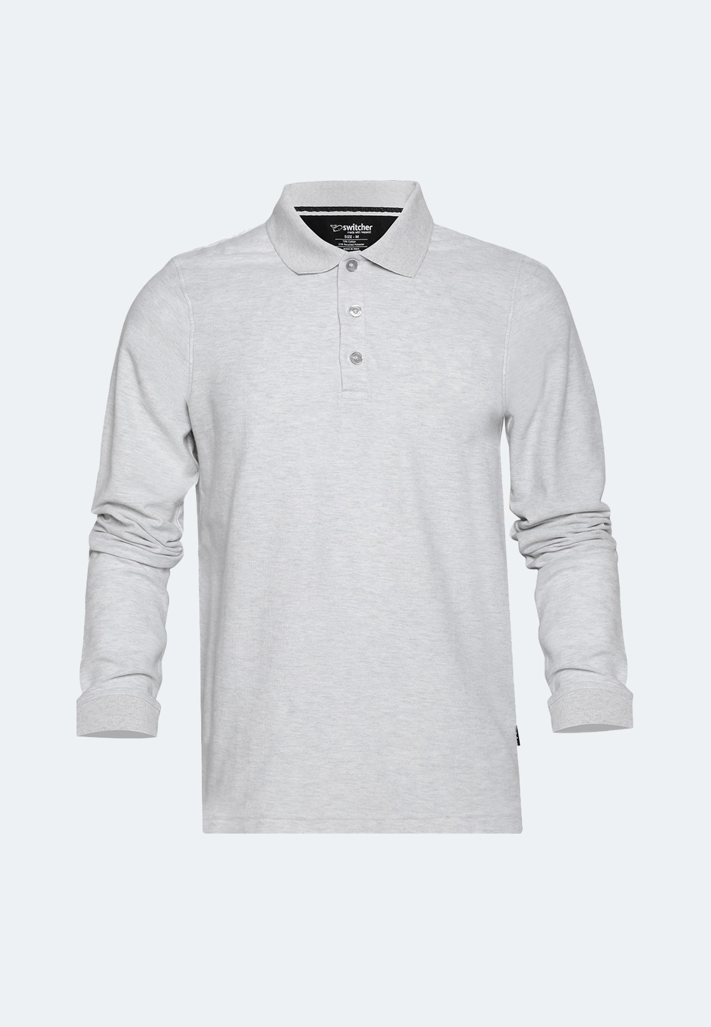 Langarm Bio Baumwoll Piqué Poloshirt Erik
