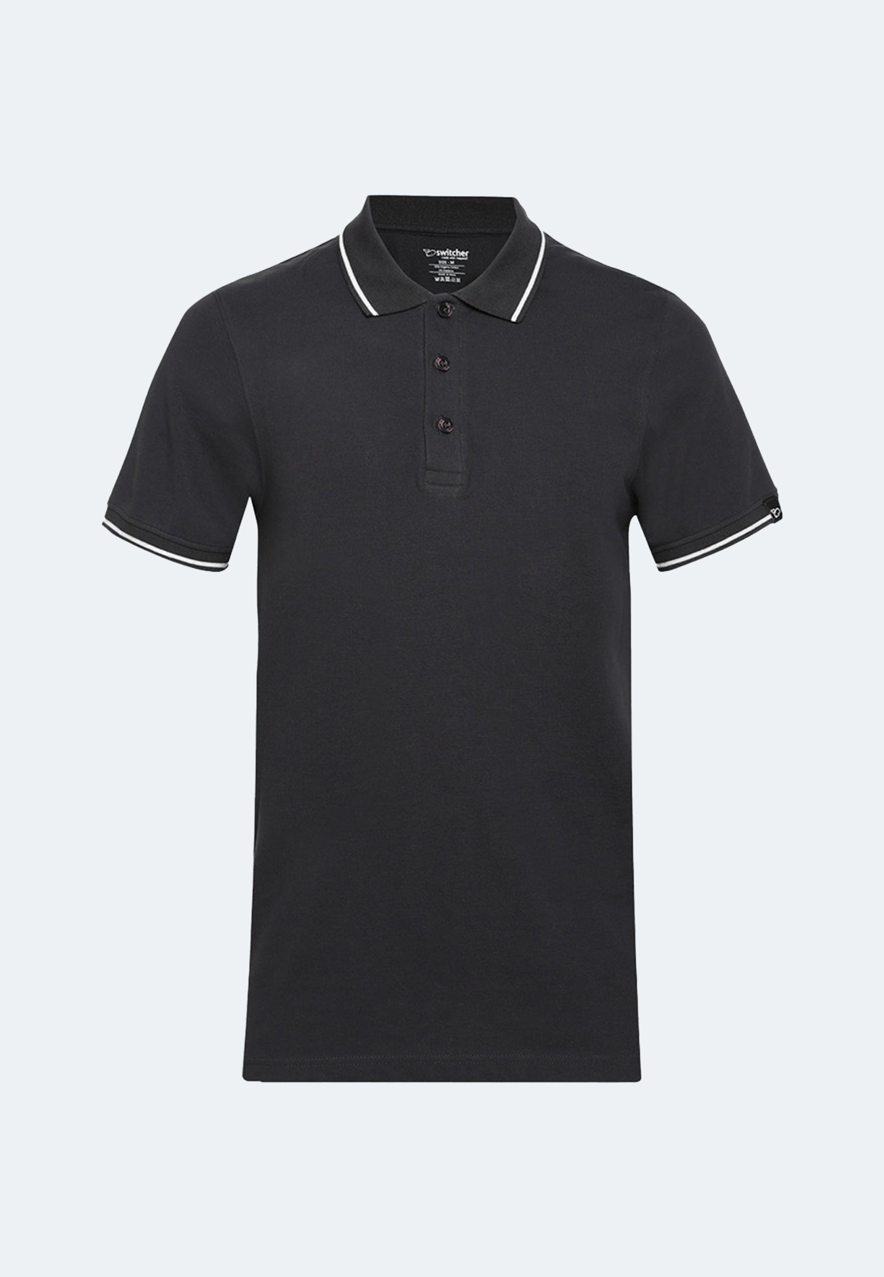 Switcher men's polo ben color/410 arsenic