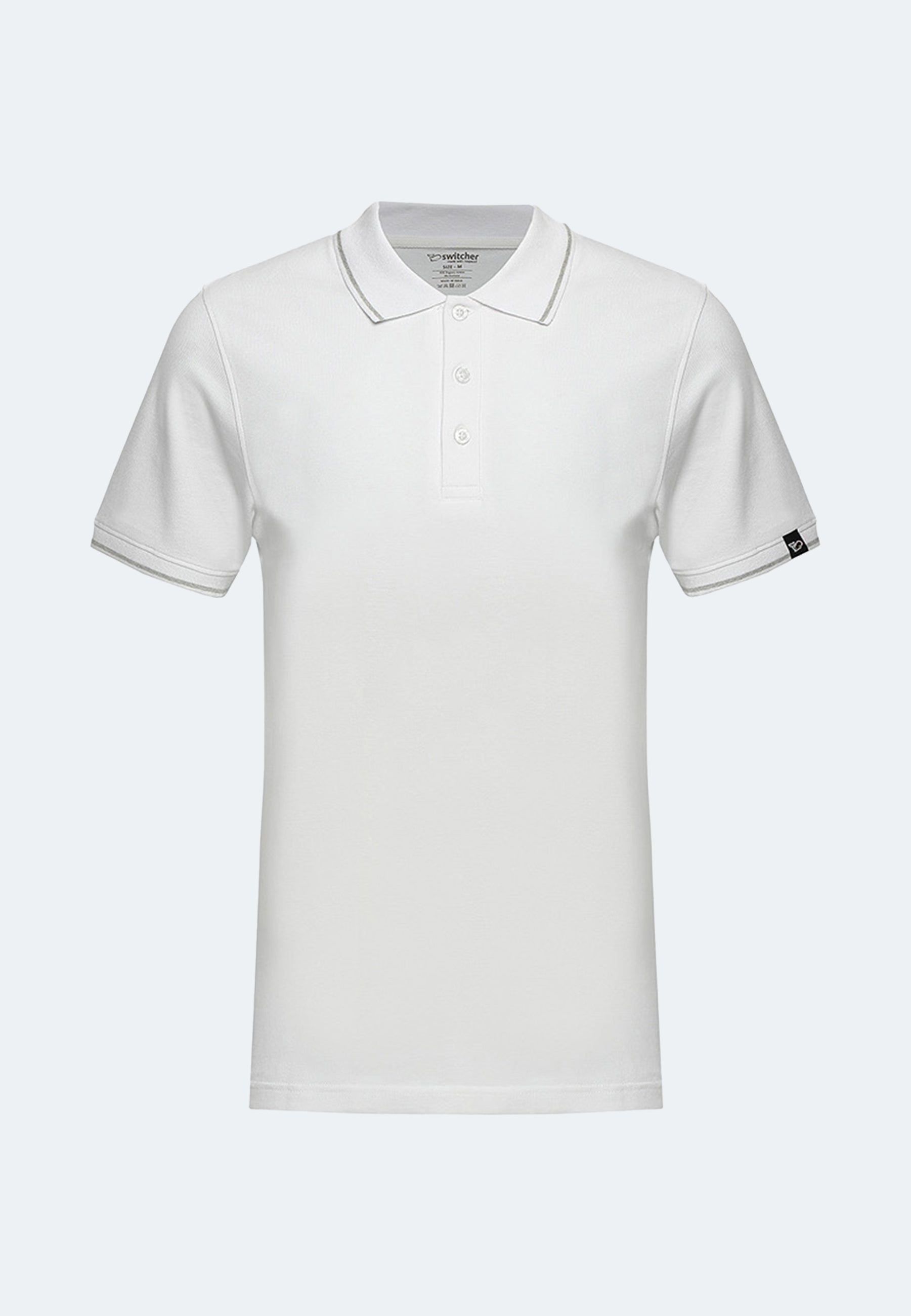 Switcher men's polo ben color/1 blanc