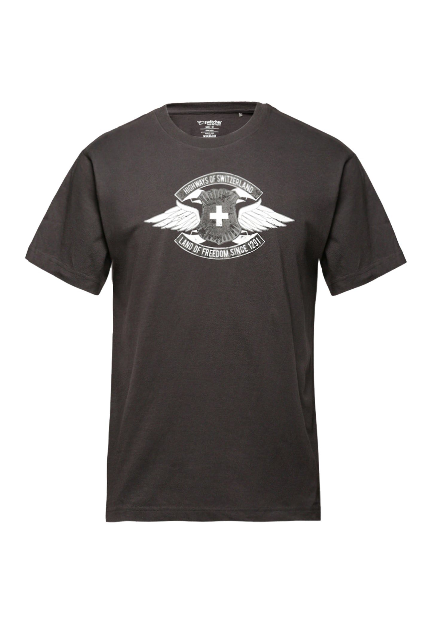 Switcher shirt Highways of Switzerland color/410 arsenic