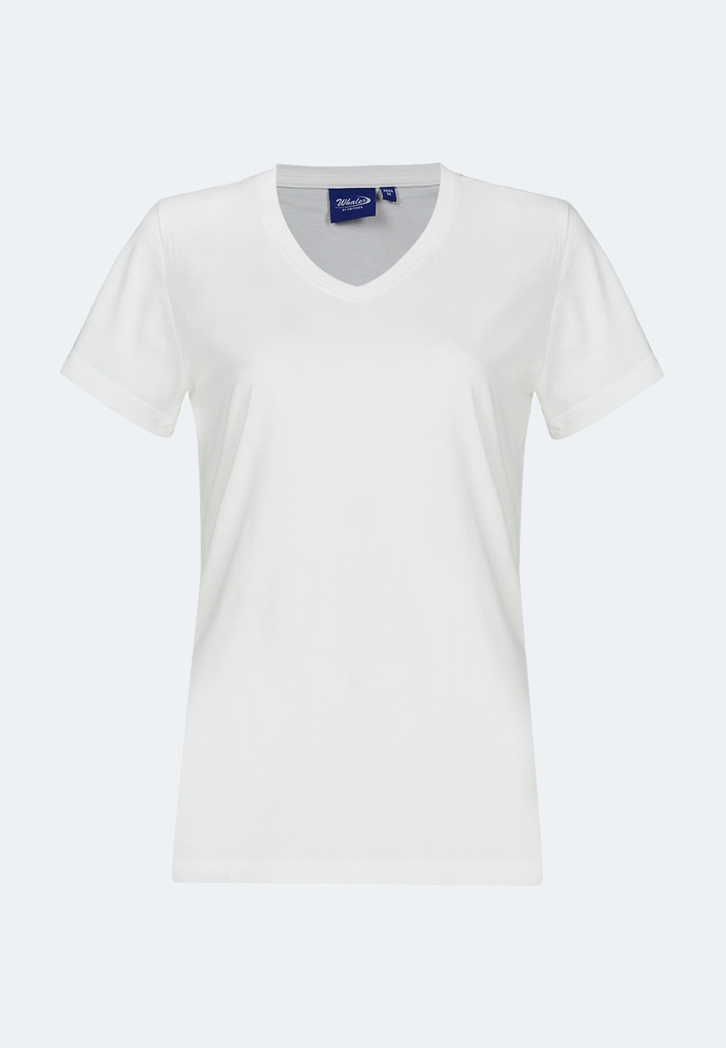 Damen V-Neck T-Shirt Whale