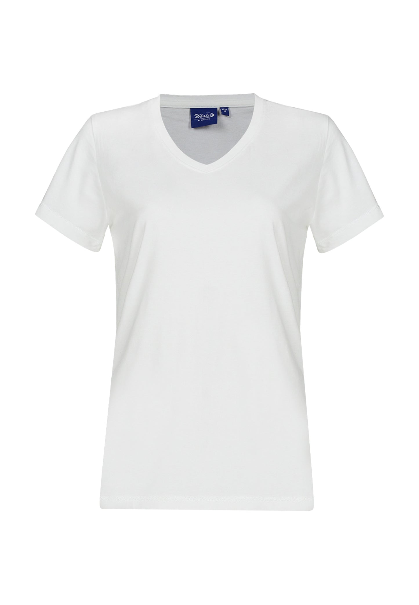 Damen V-Neck T-Shirt Whale