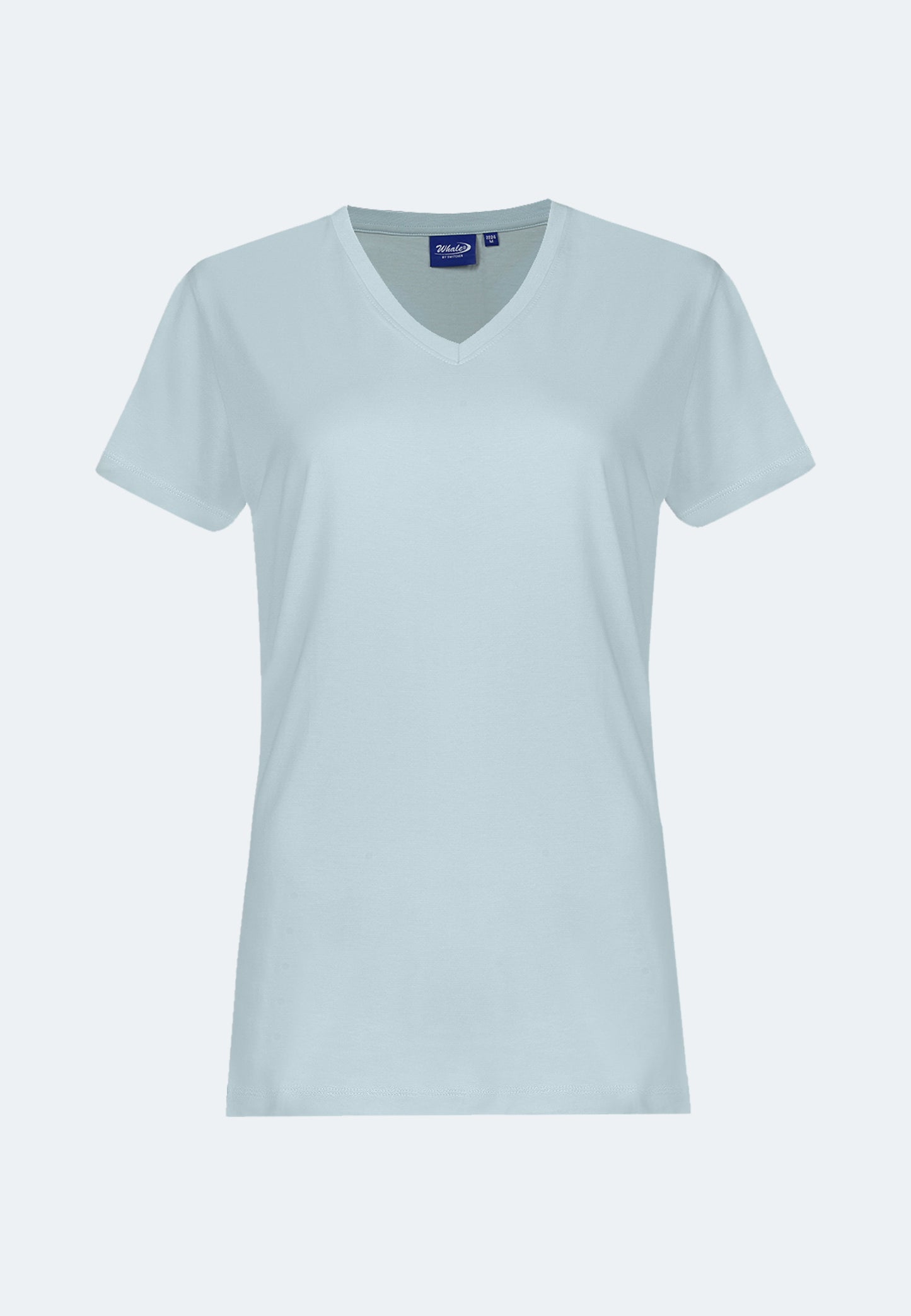 Damen V-Neck T-Shirt Whale