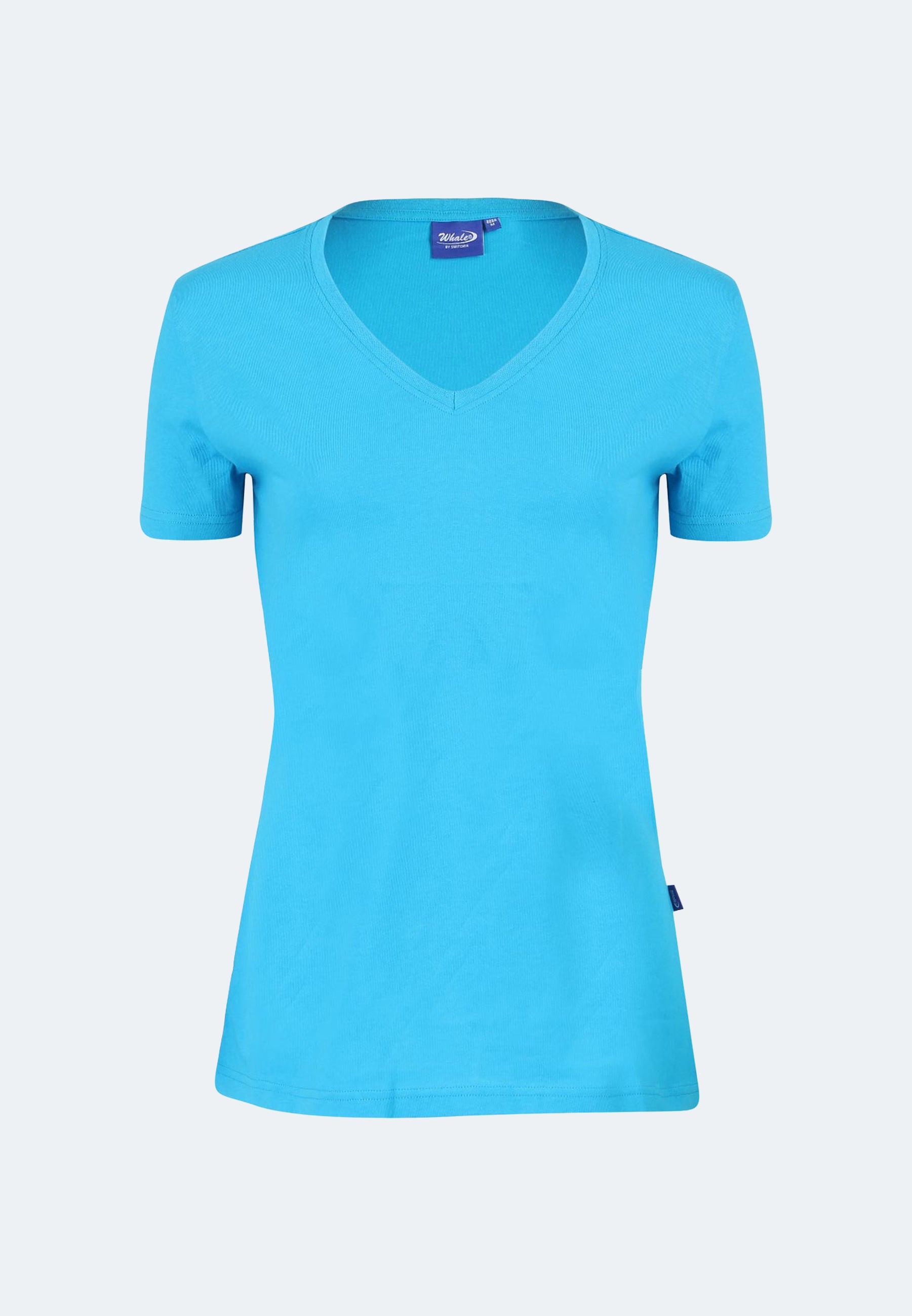 Damen V-Neck T-Shirt Whale
