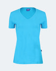 Damen V-Neck T-Shirt Whale