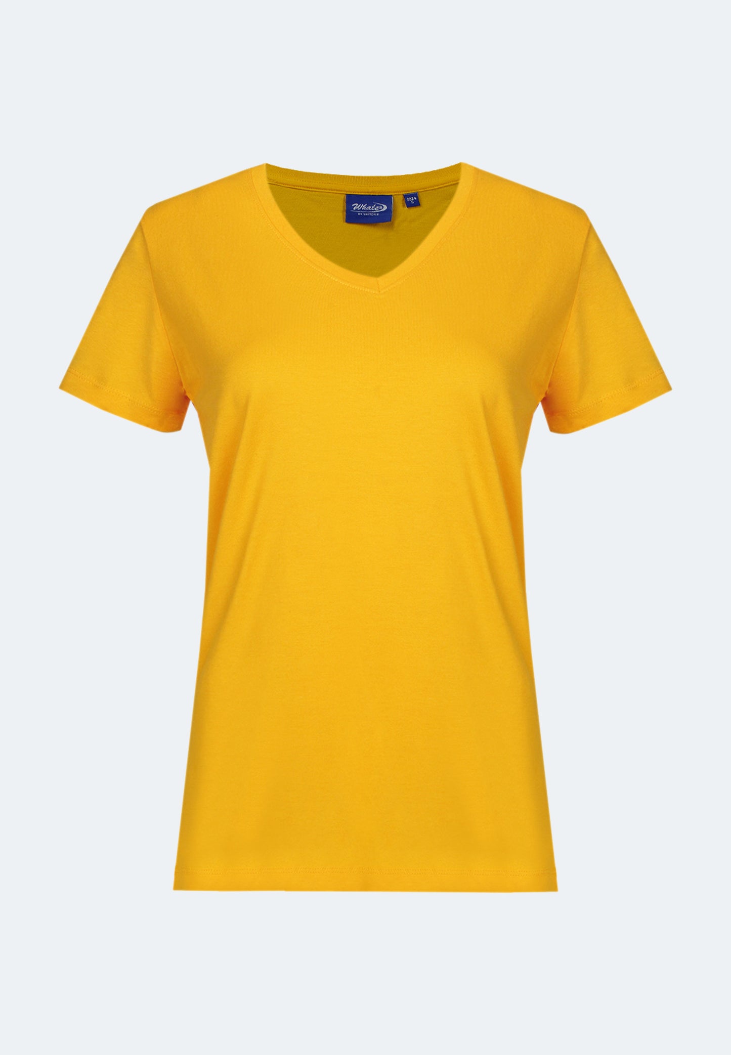 Damen V-Neck T-Shirt Whale