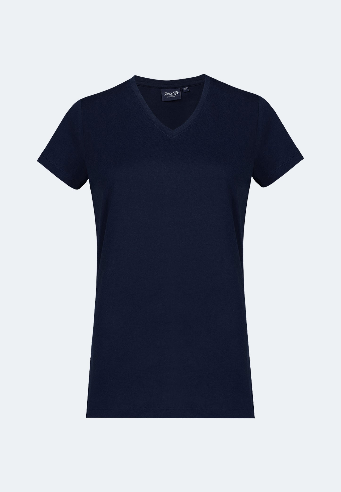 Damen V-Neck T-Shirt Whale