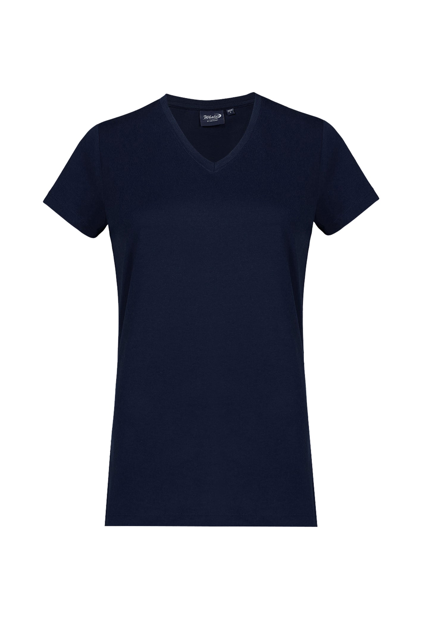 Damen V-Neck T-Shirt Whale