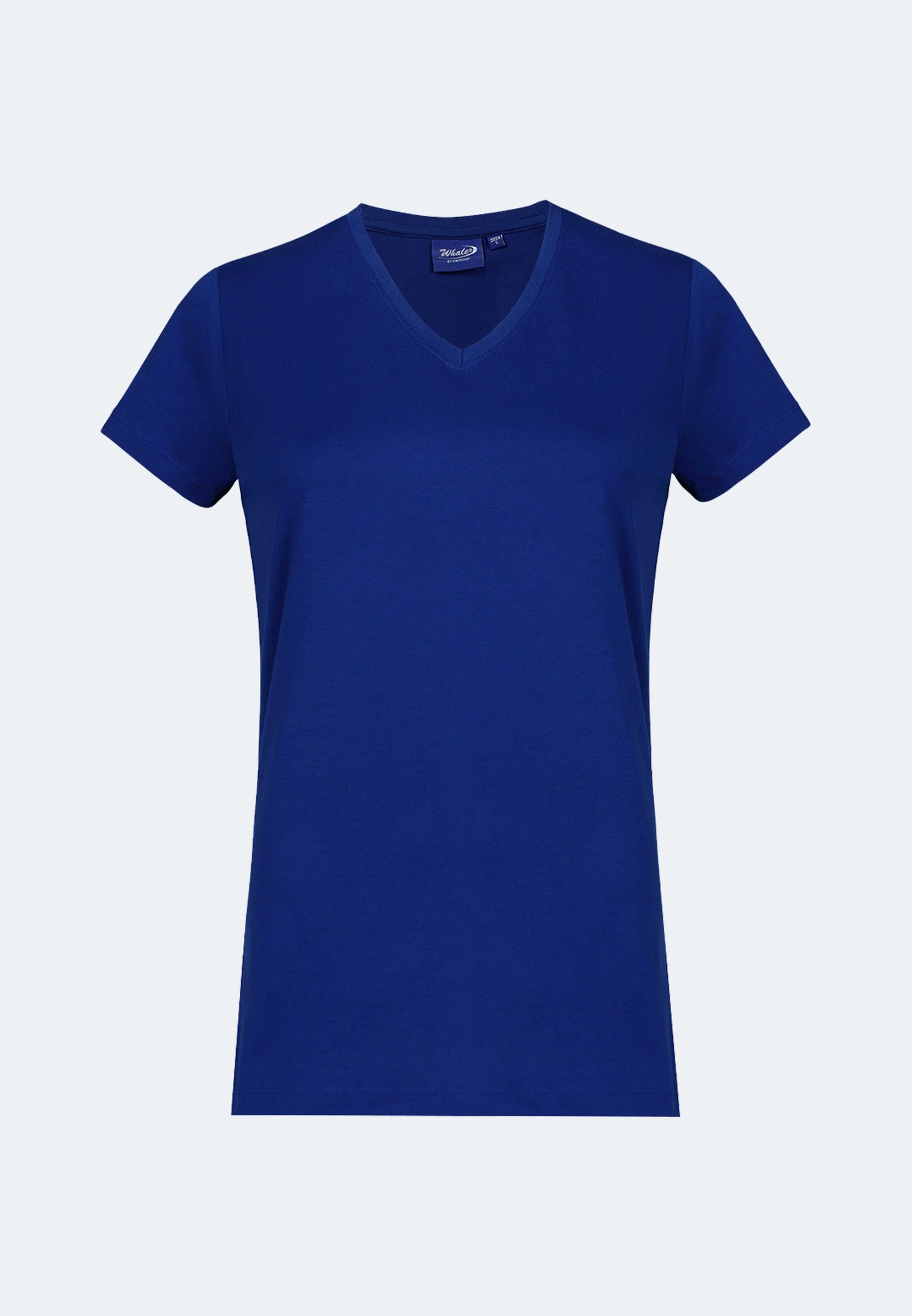 Damen V-Neck T-Shirt Whale