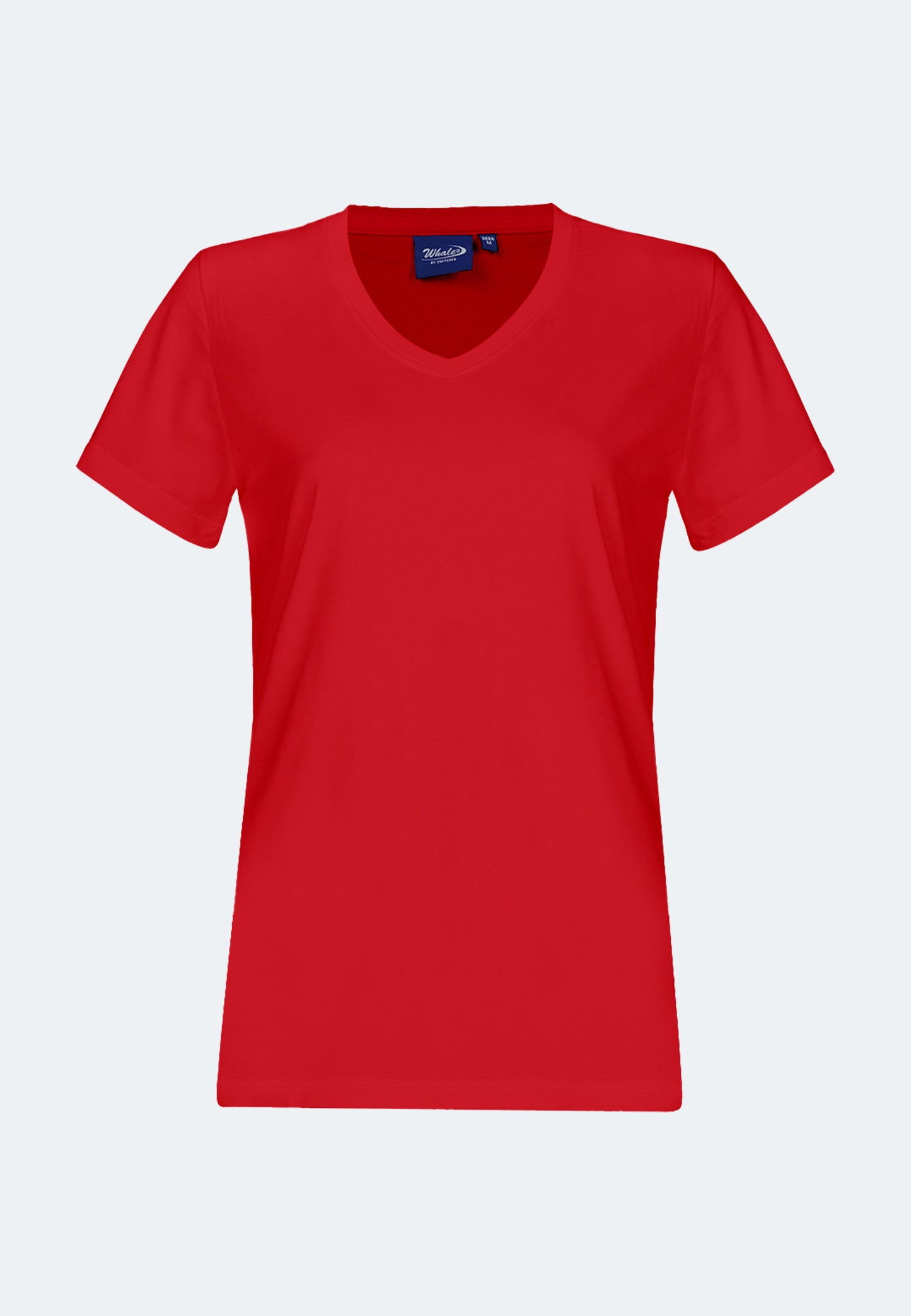 Damen V-Neck T-Shirt Whale