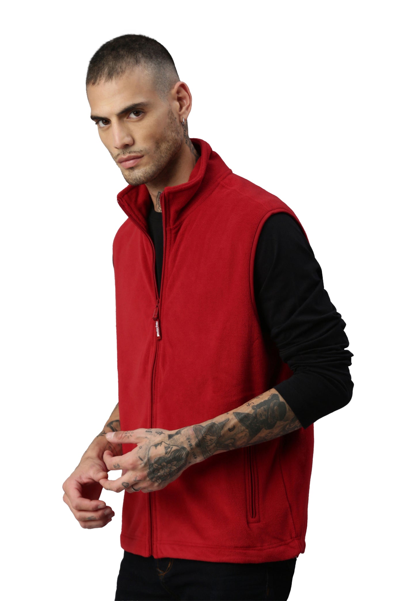 Switcher fleece cortina color/10 rouge