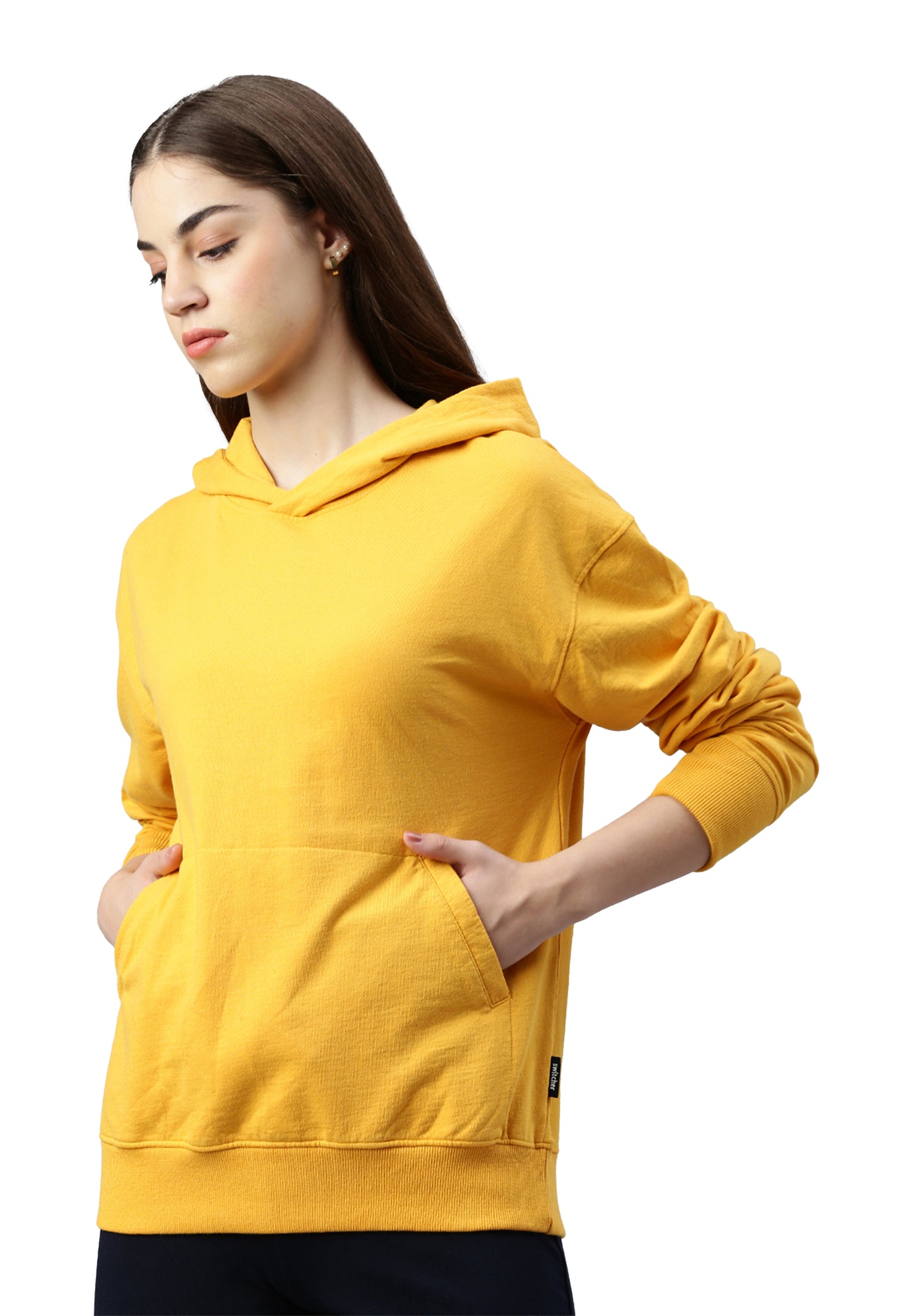 Switcher hoodie Lady skylar color/532 moutarde
