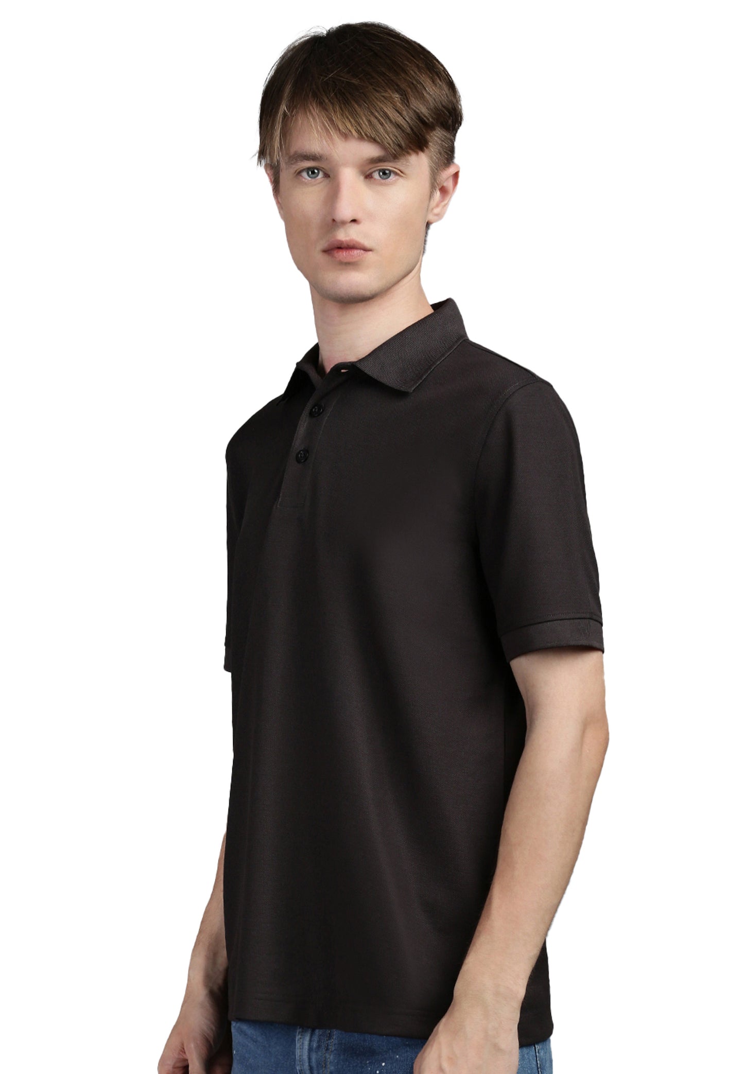 Switcher men's polo sammy color/410 arsenic