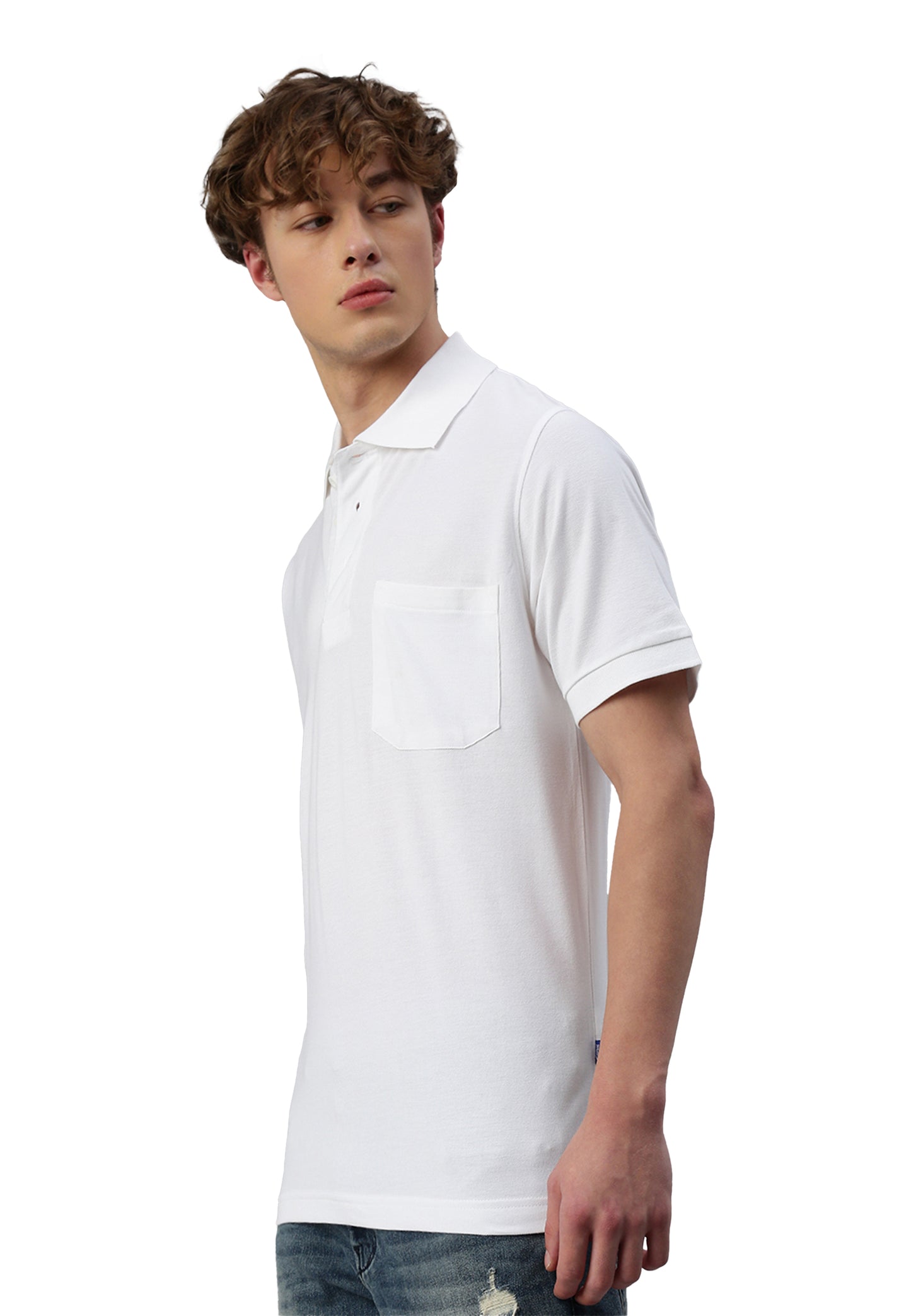 Switcher pocket polo whale color/1 blanc