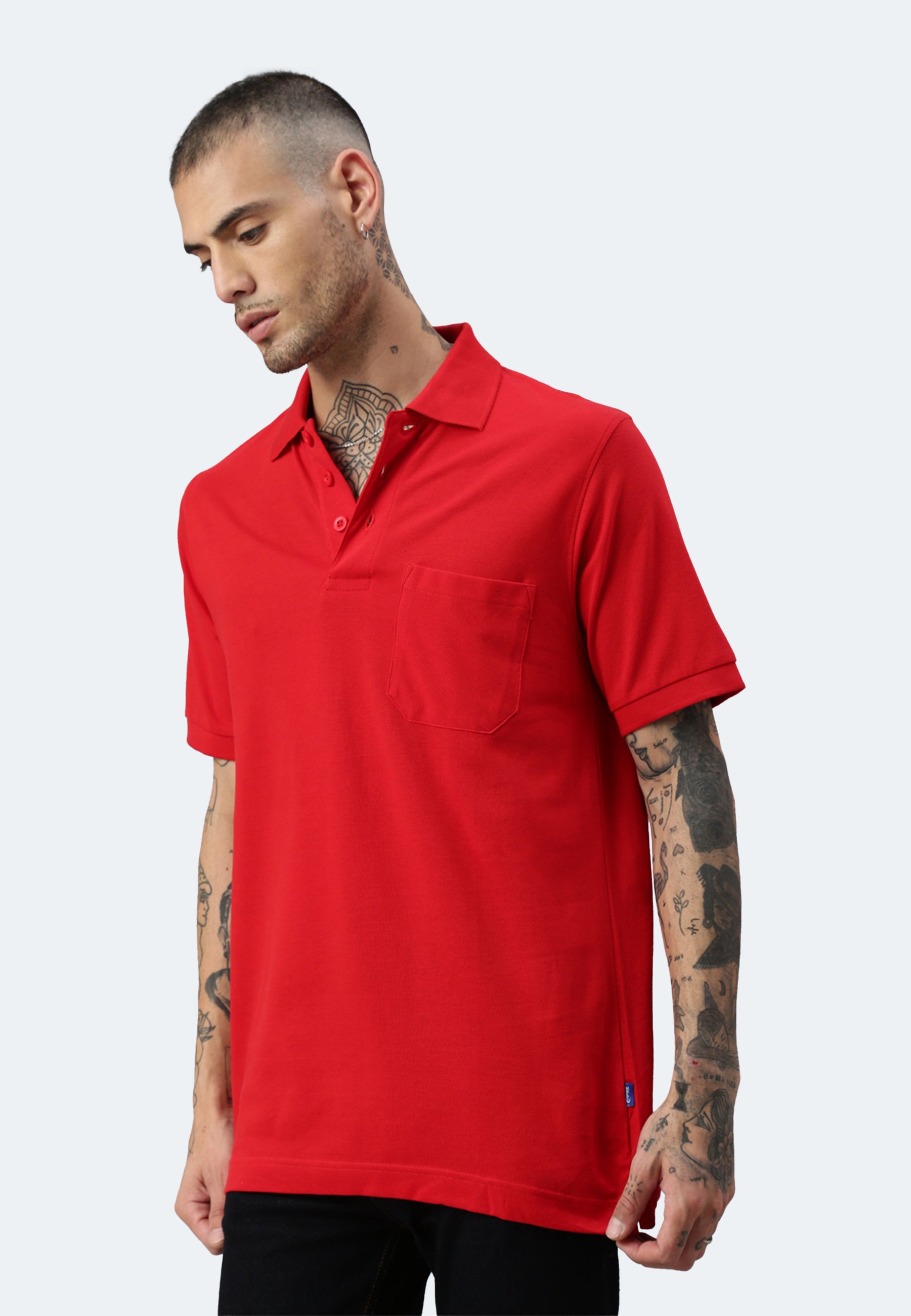Switcher pocket polo whale color/10 rouge