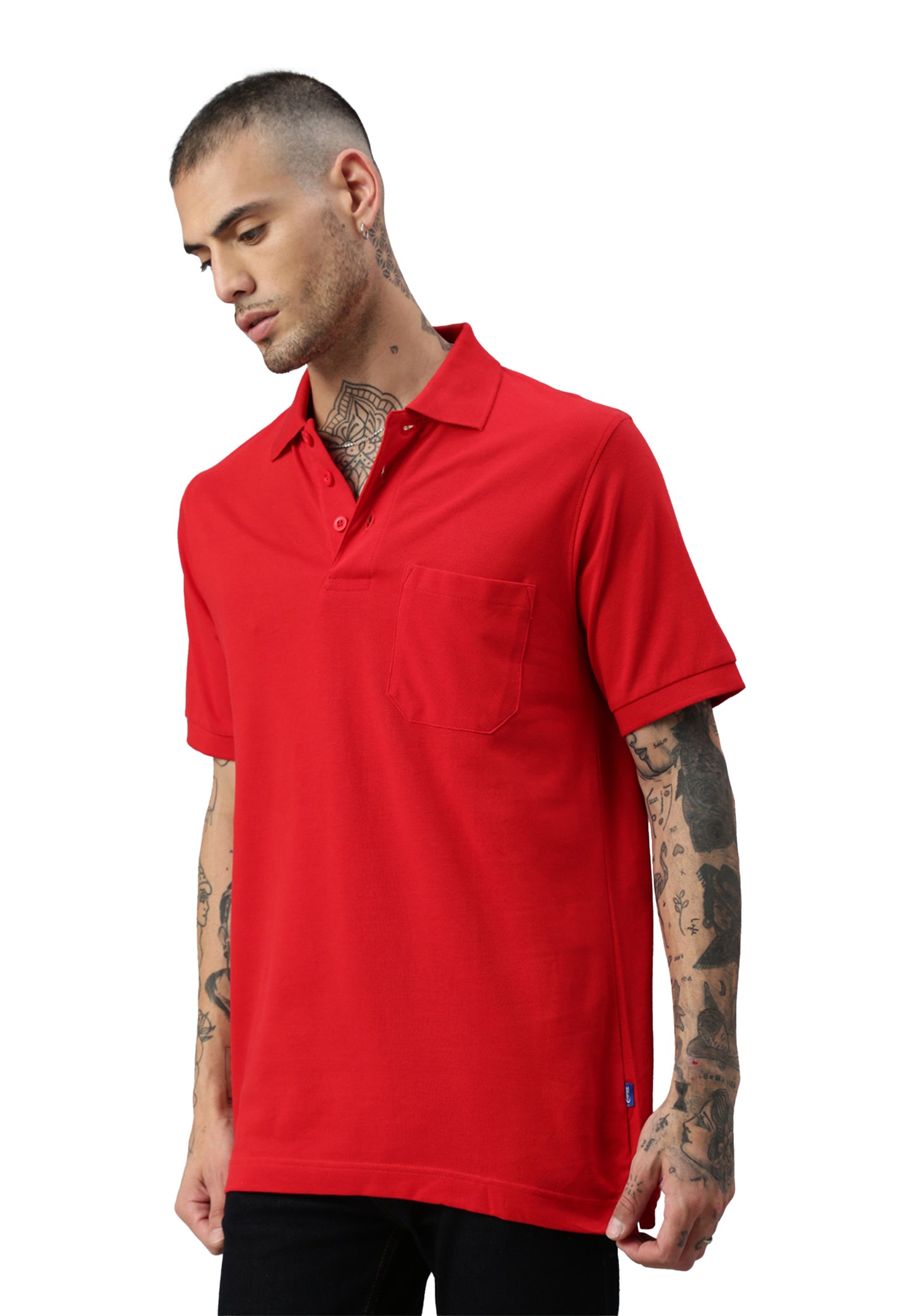 Switcher pocket polo whale color/10 rouge