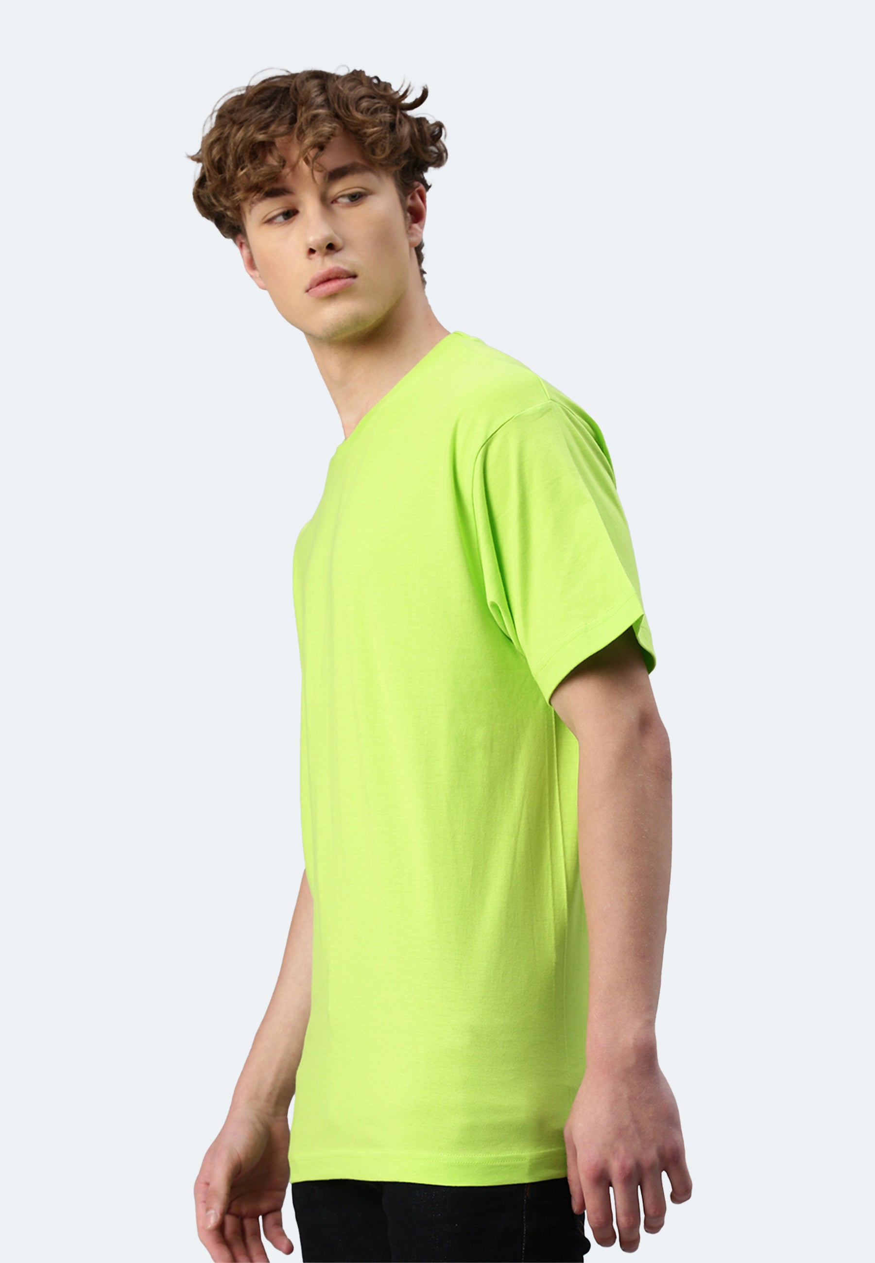 Switcher men's shirt Bob color/limette