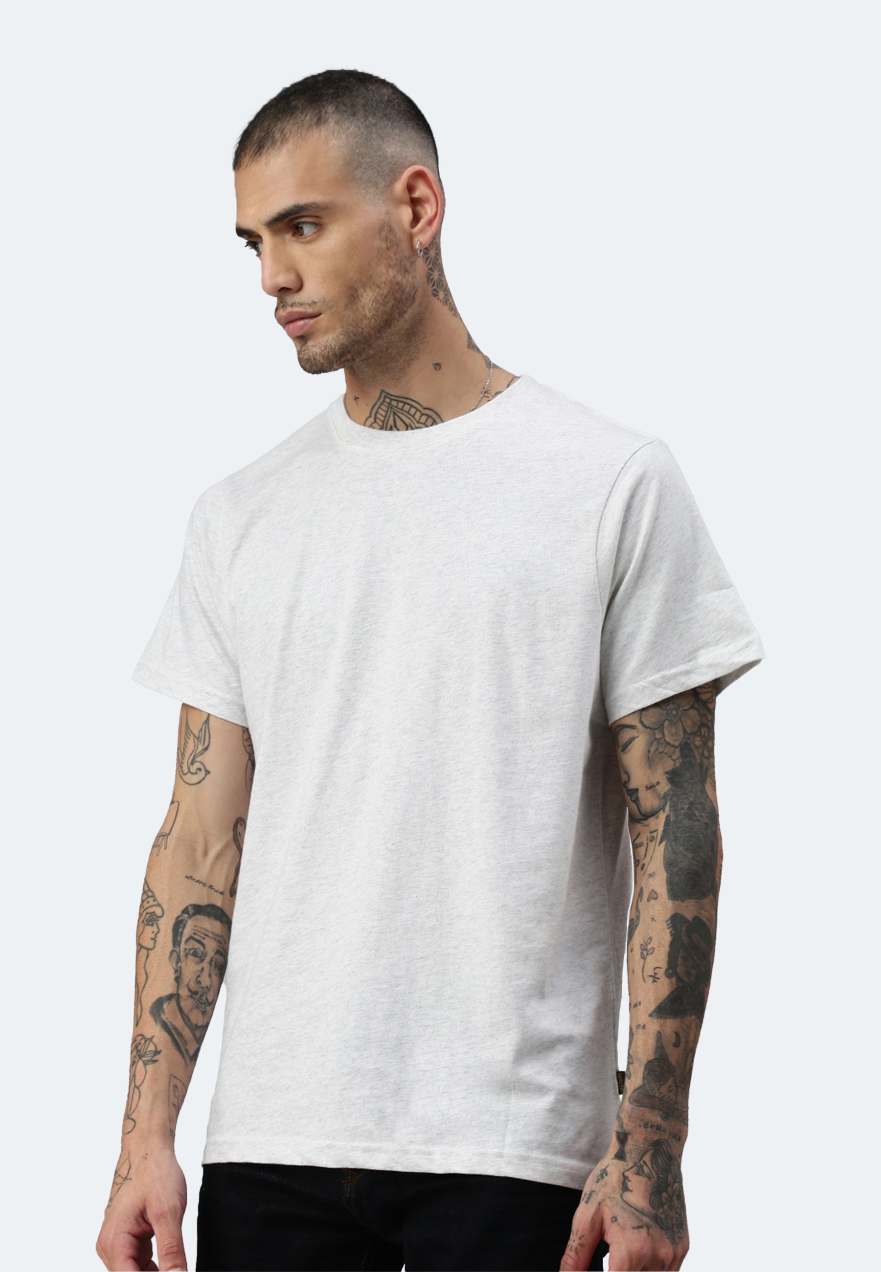 Switcher unisex shirt bob II color/blanc chine