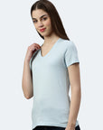 Switcher shirt Lady whale color/204 blue angel