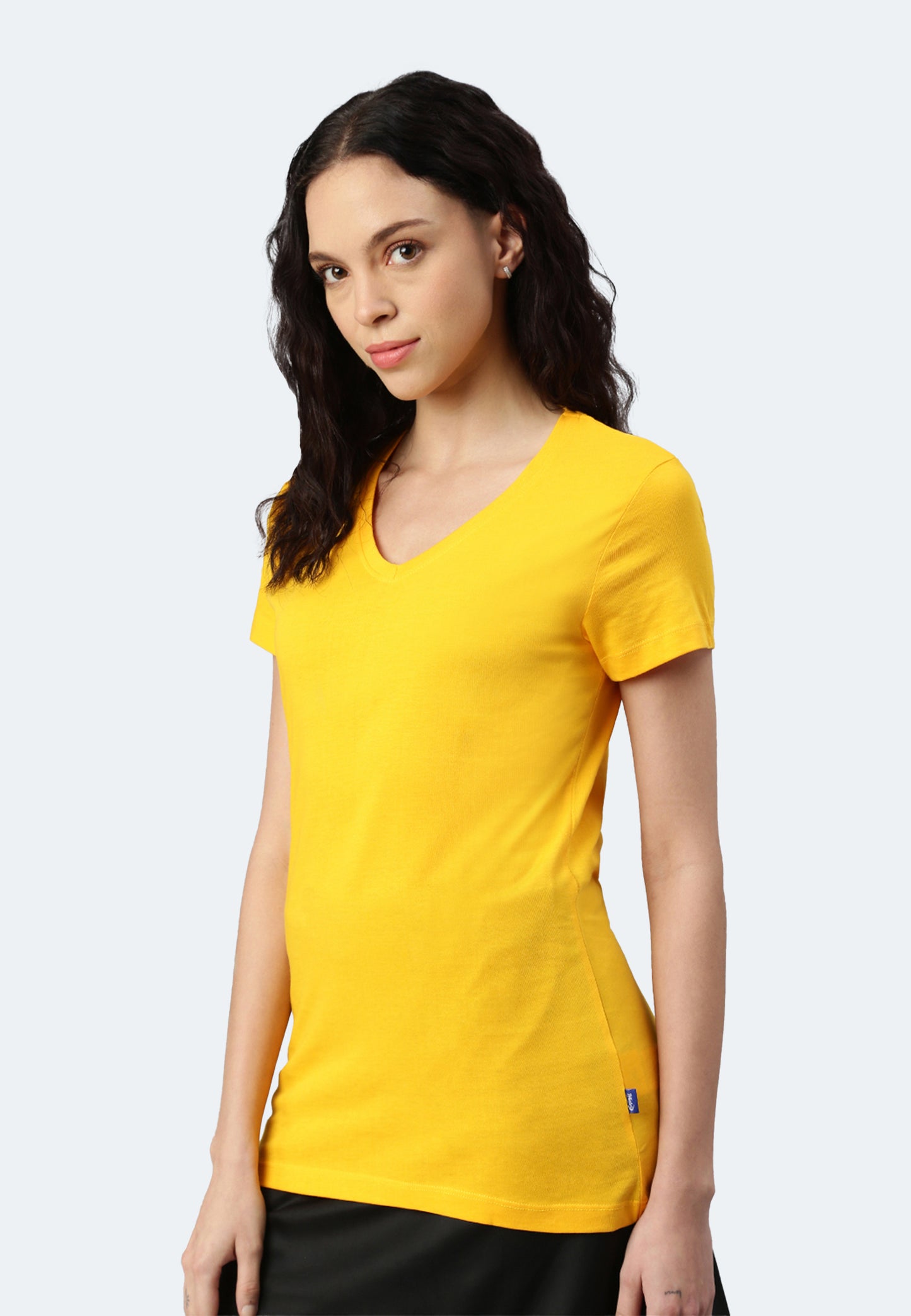 Switcher shirt Lady whale color/53 jaune