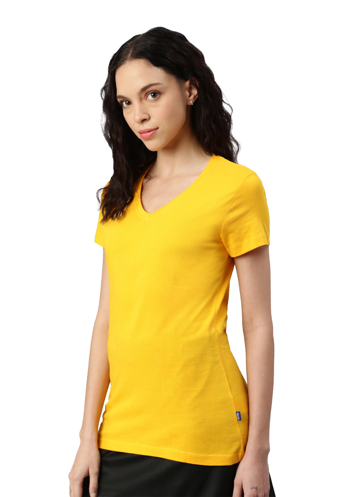 Switcher shirt Lady whale color/53 jaune