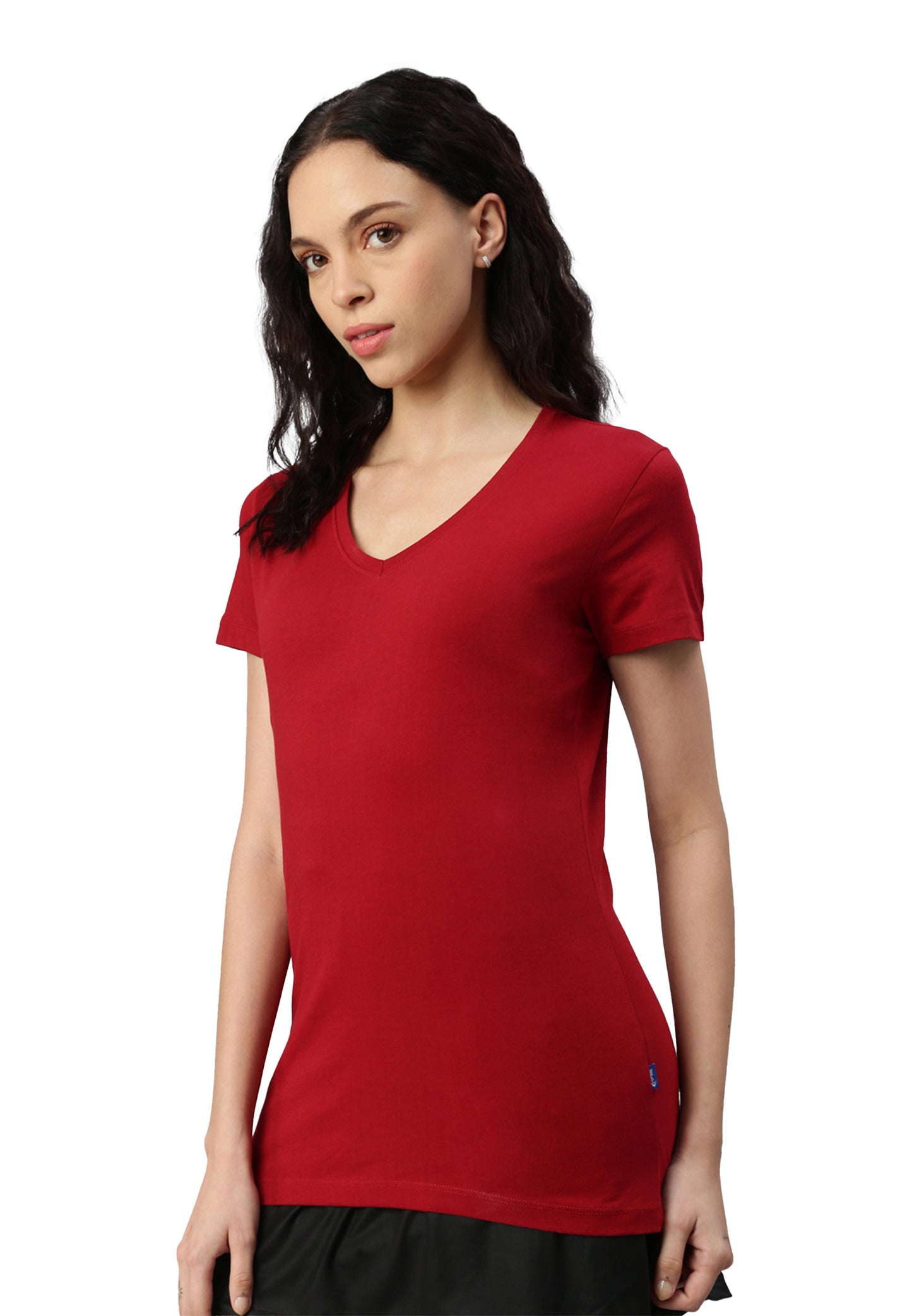 Switcher shirt Lady whale color/107 ketchup