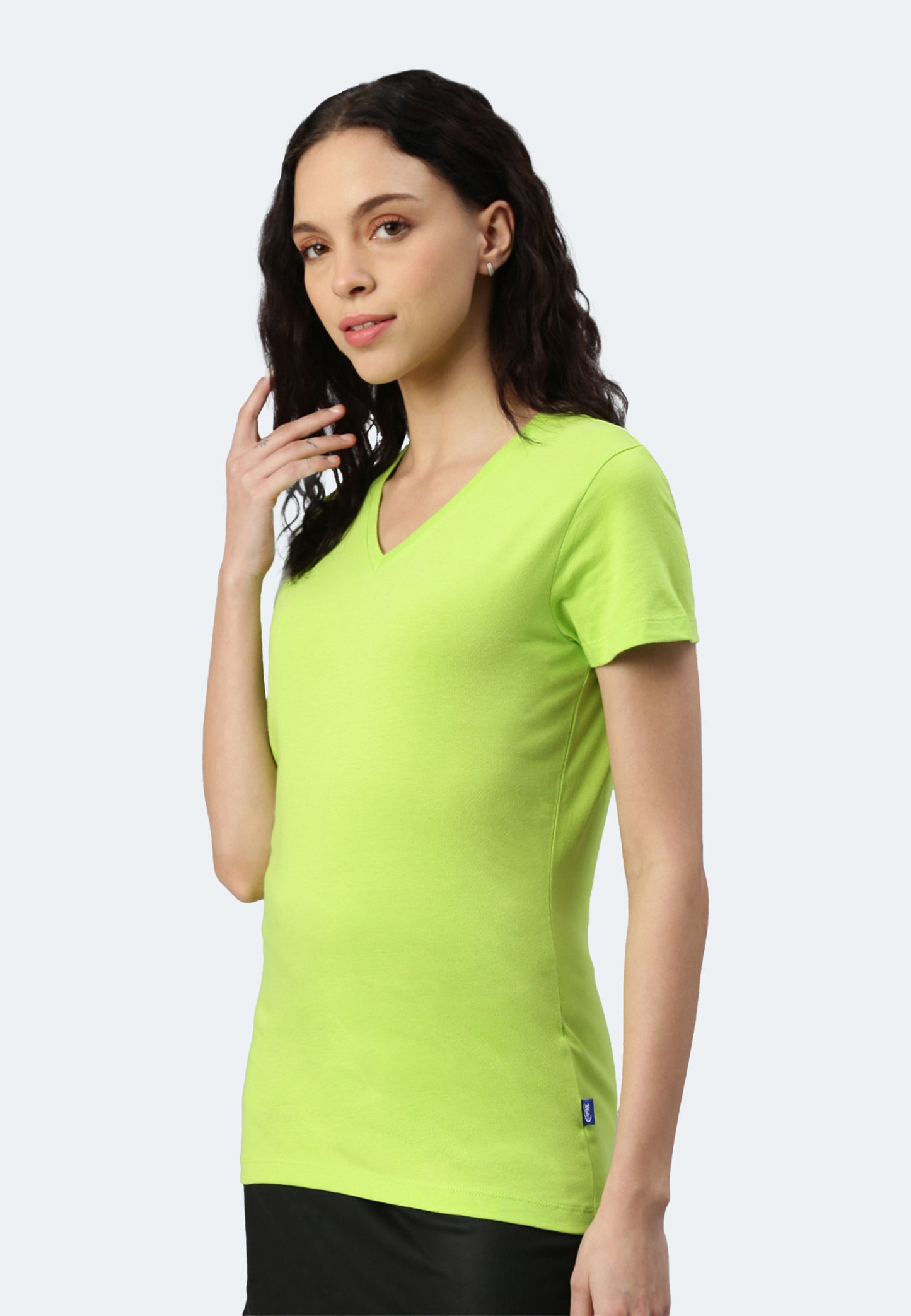 Switcher shirt Lady whale color/364 limette