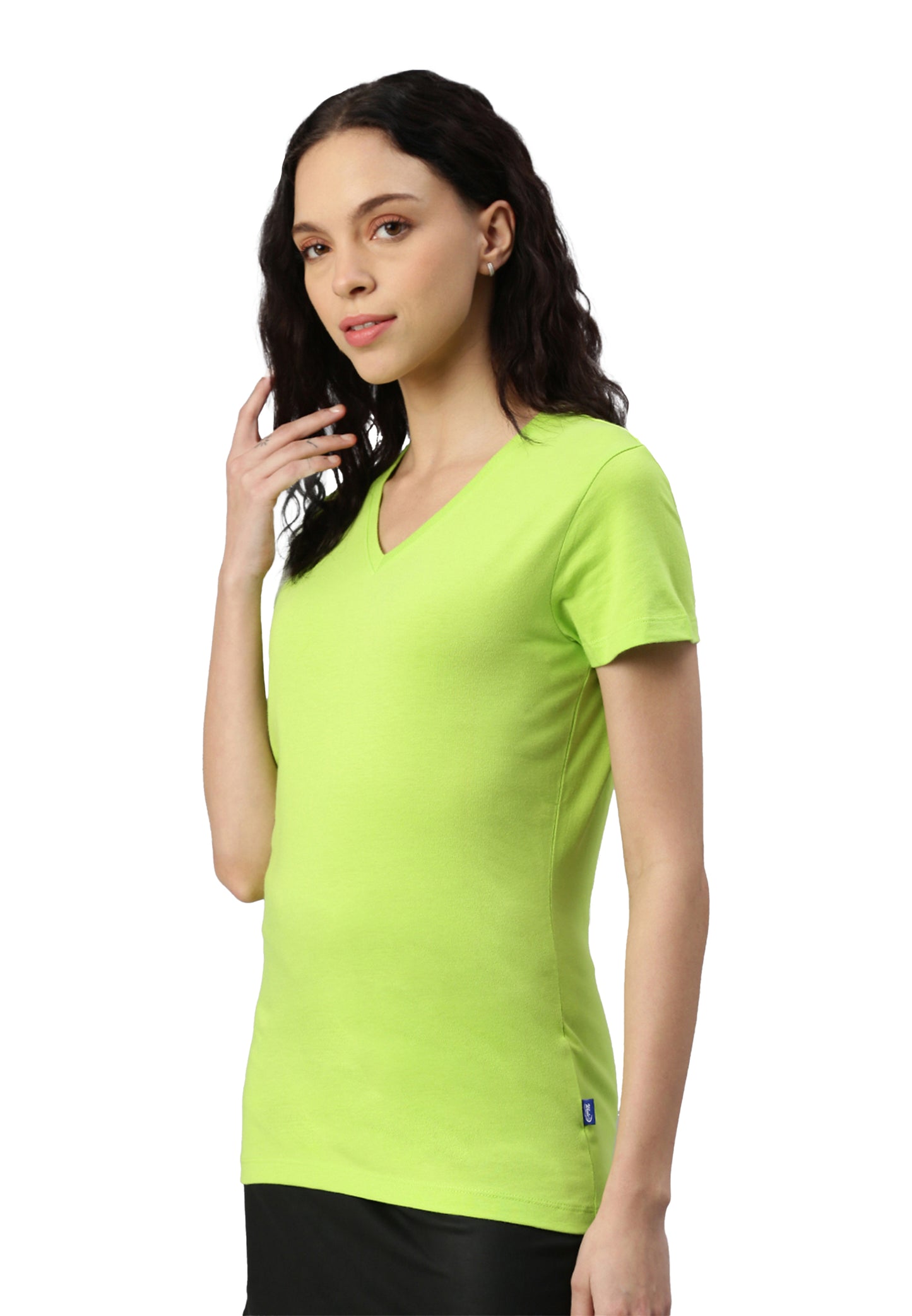 Switcher shirt Lady whale color/364 limette