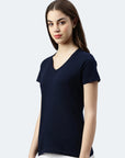 Switcher shirt Lady whale color/20 marine