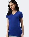 Switcher shirt Lady whale color/259 ocean