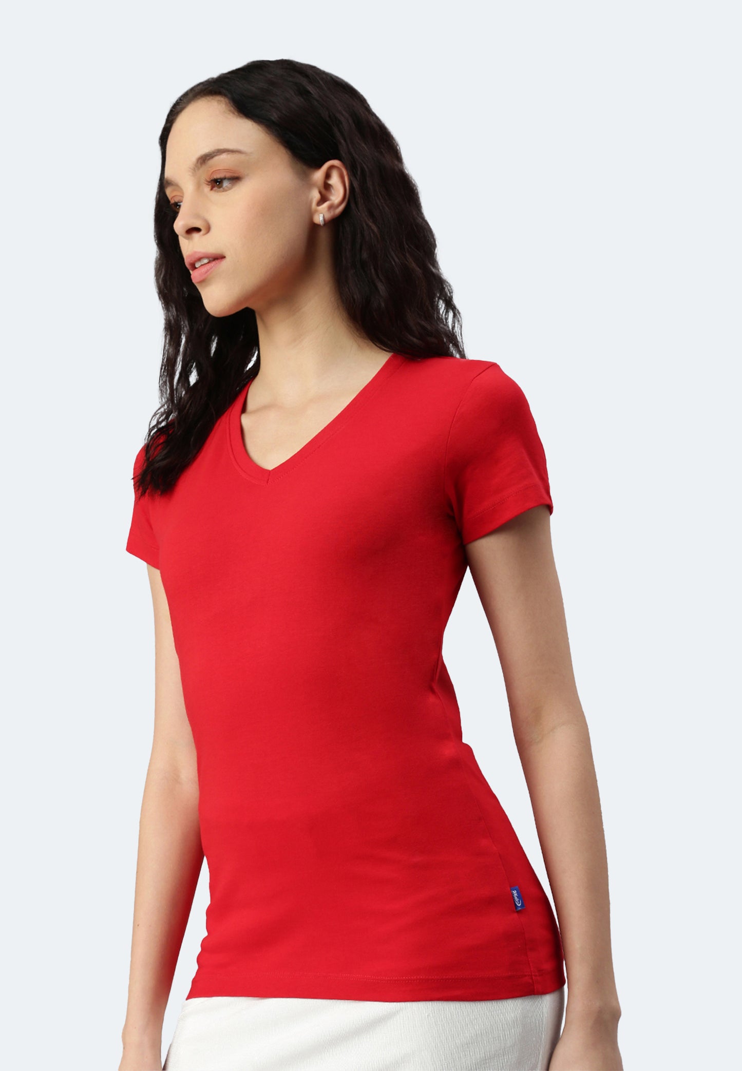 Switcher shirt Lady whale color/10 rouge