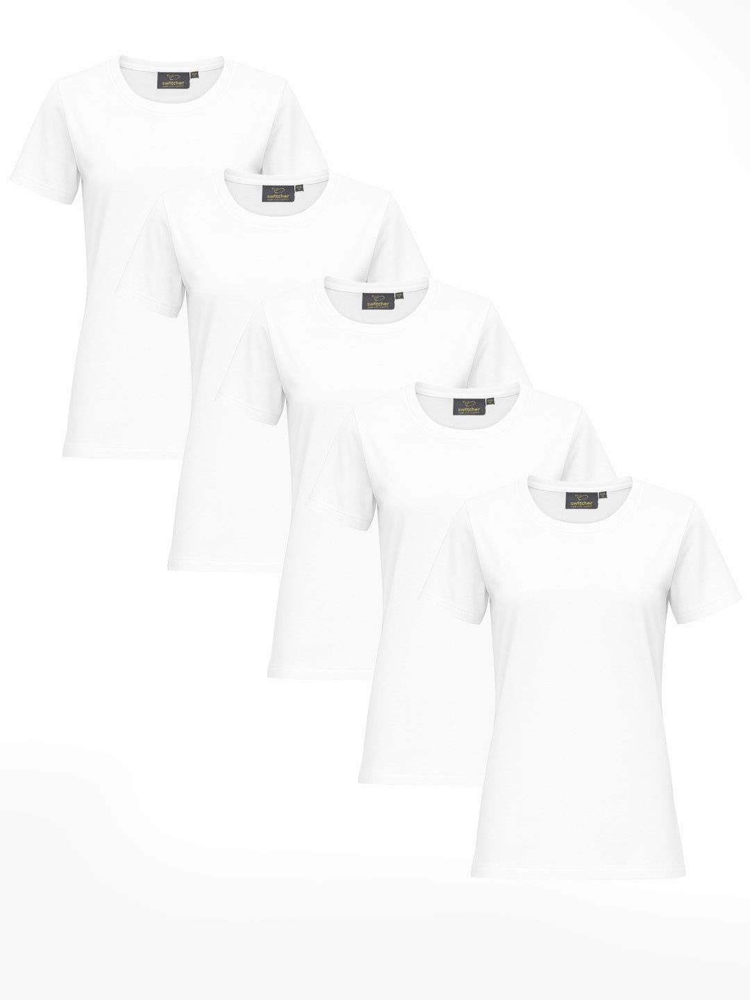 5er-Pack T-Shirt Bio Lady Gaia
