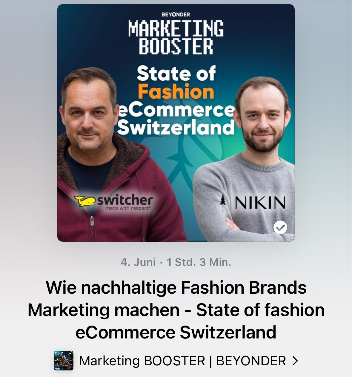 Wie nachhaltige Fashion Brands Marketing machen - State of fashion eCommerce Switzerland