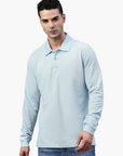 Langarm Baumwoll Piqué Poloshirt Ralph 4907