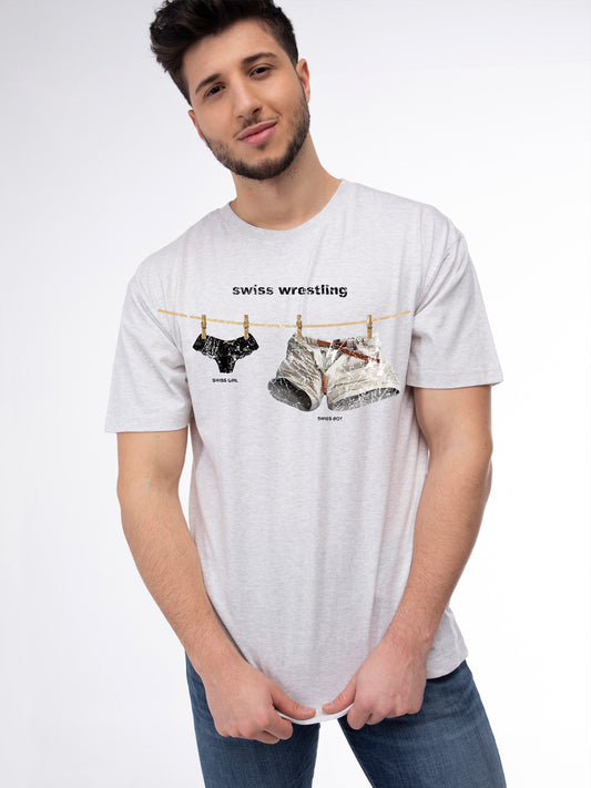 Switcher shirt Wrestling color/43 blanc chine