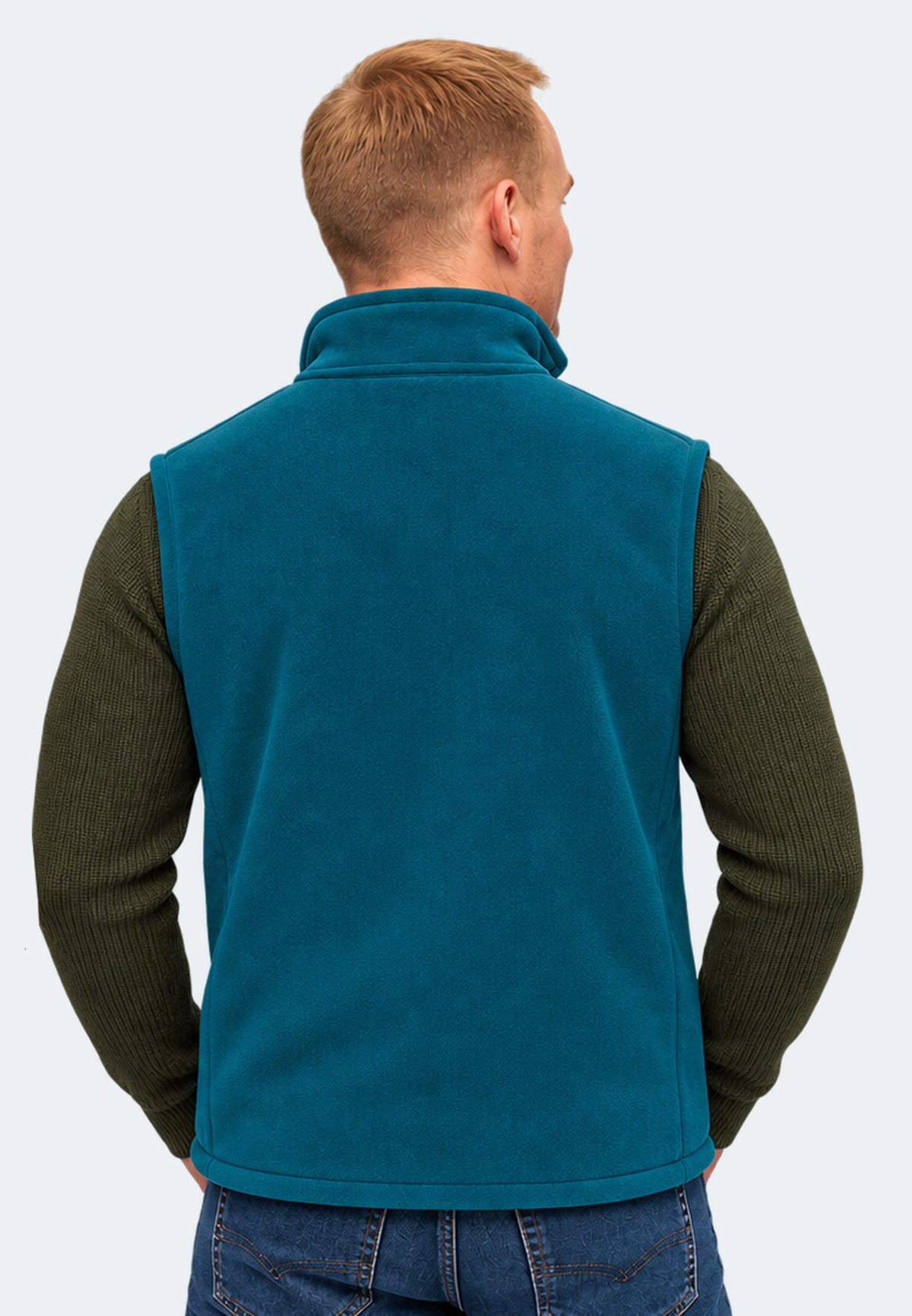 Gilet in pile Switcher, nuovo colore Cortina/245 petrolio