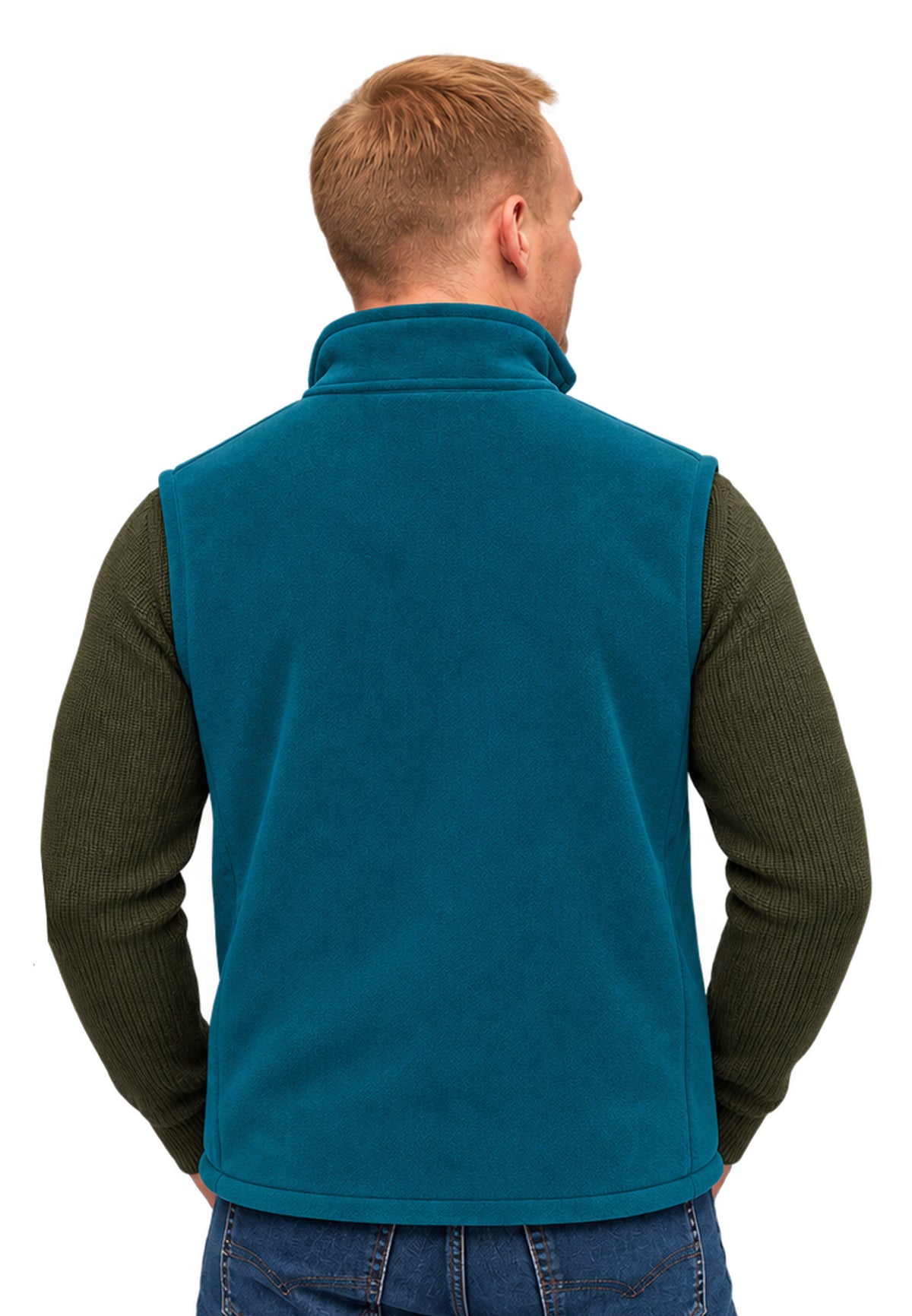Gilet in pile Switcher, nuovo colore Cortina/245 petrolio