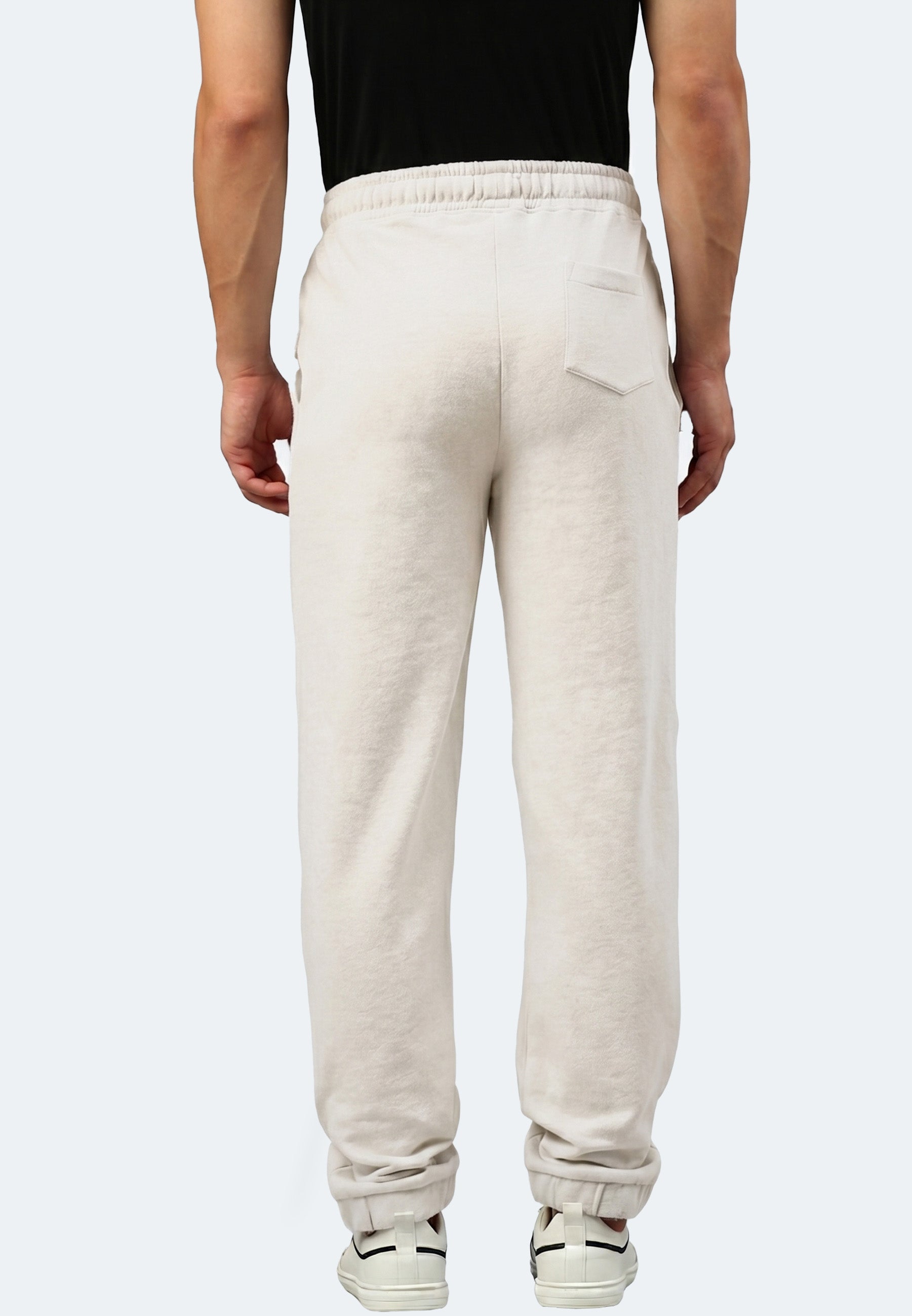 Pantalon de survêtement Switcher, couleur Jan / 603, blanc nuage