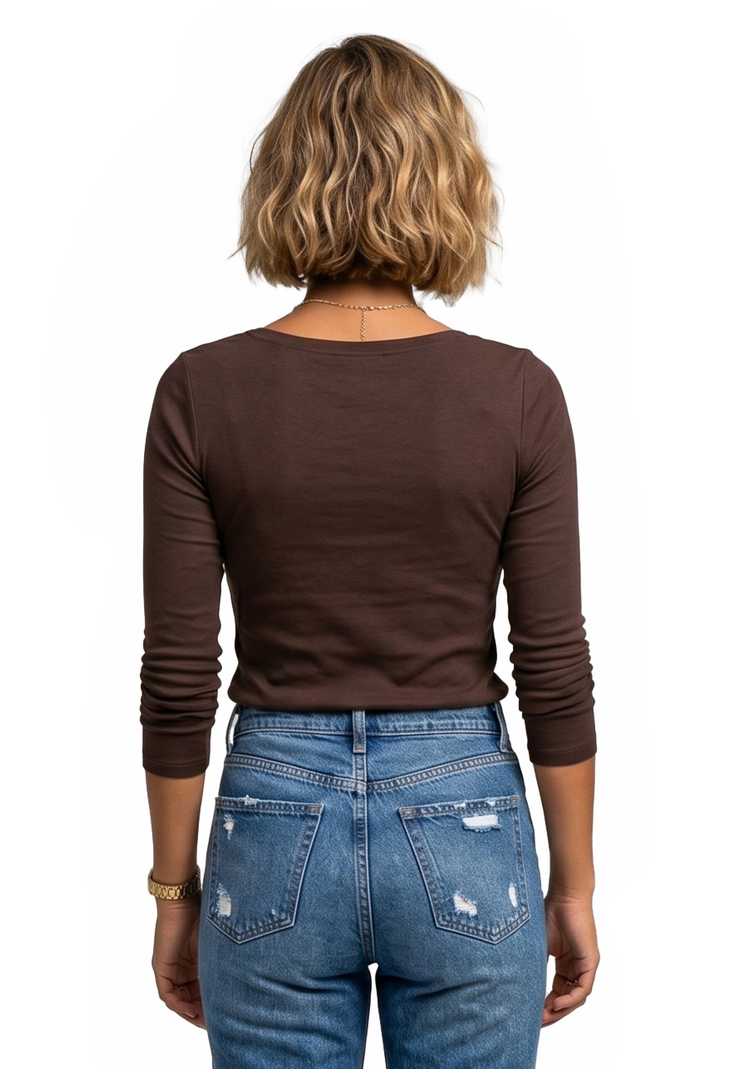 Switcher shirt Lady liliane color/680 cafe