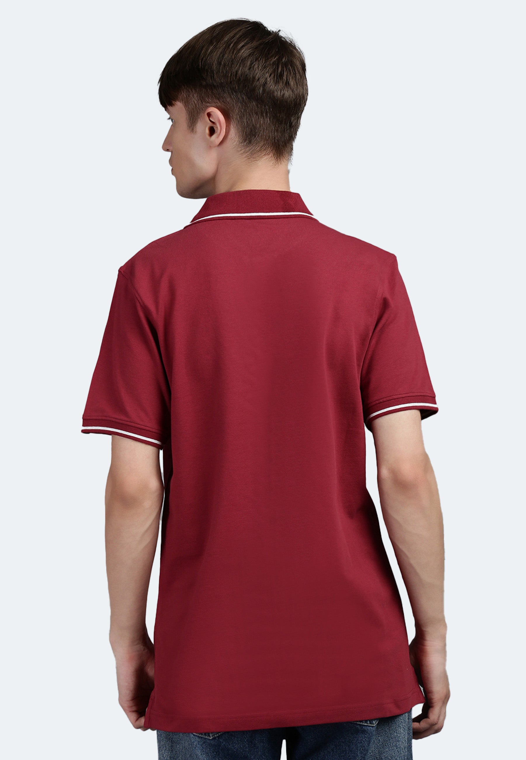 Switcher men's polo ben color/158 burgundy