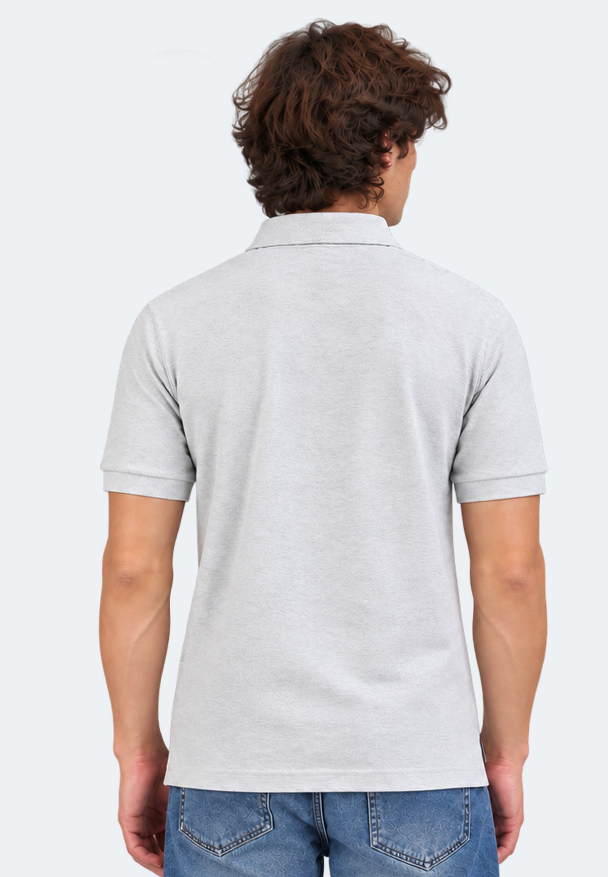 Switcher men's polo john color/43 blanc chine