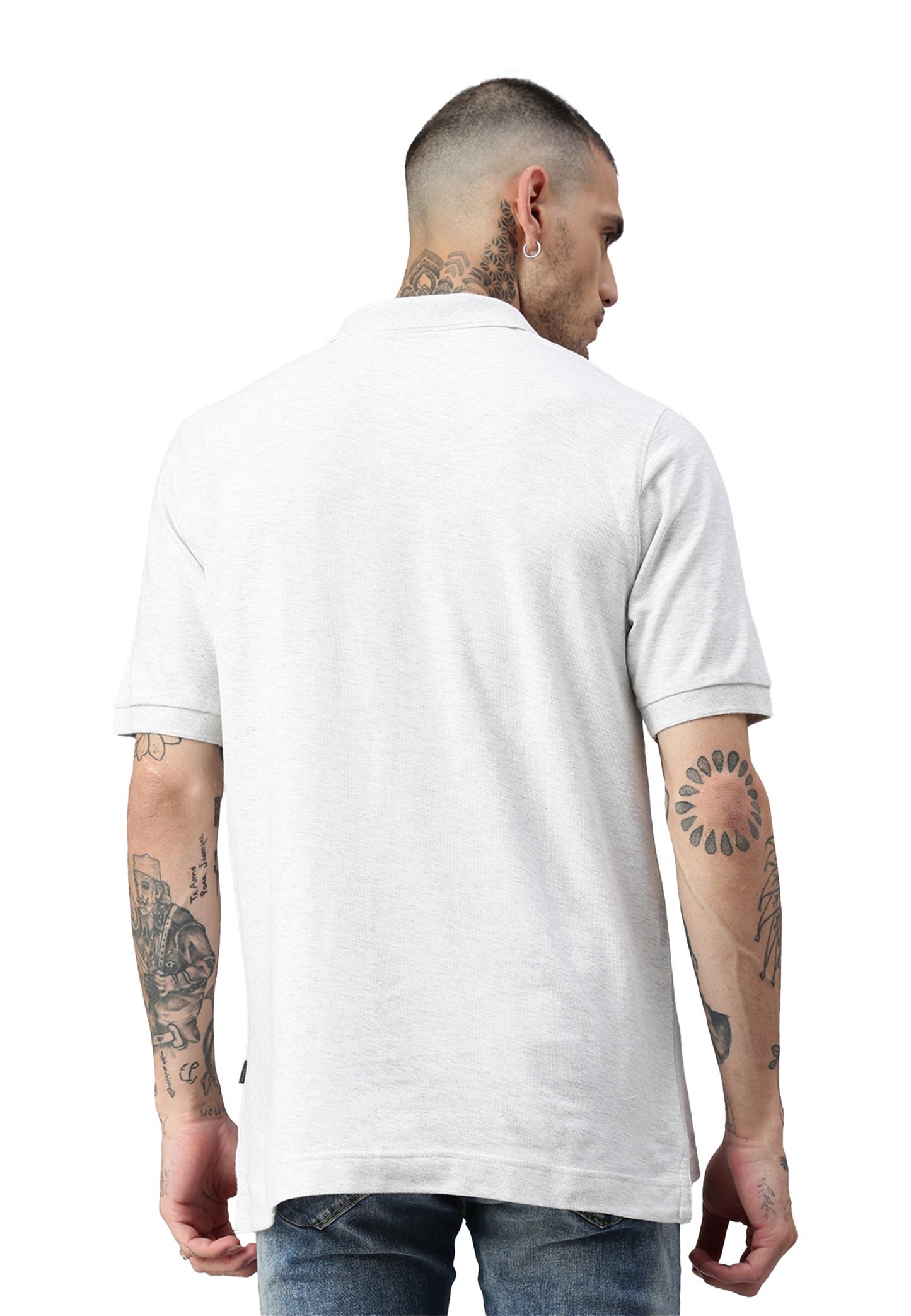 Switcher men's polo john color/43 blanc chine