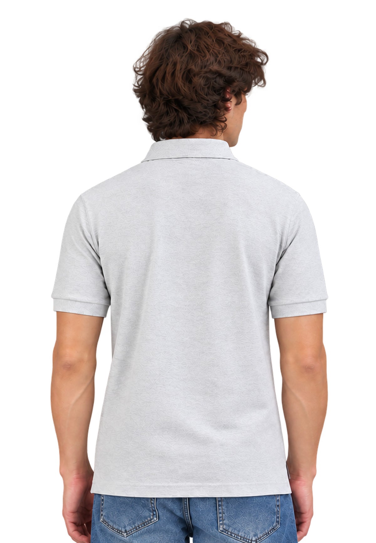 Switcher men's polo john color/43 blanc chine