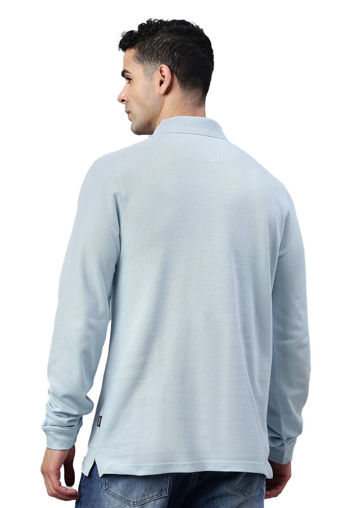 4907 Ralph – Polo da uomo a maniche lunghe in piqué